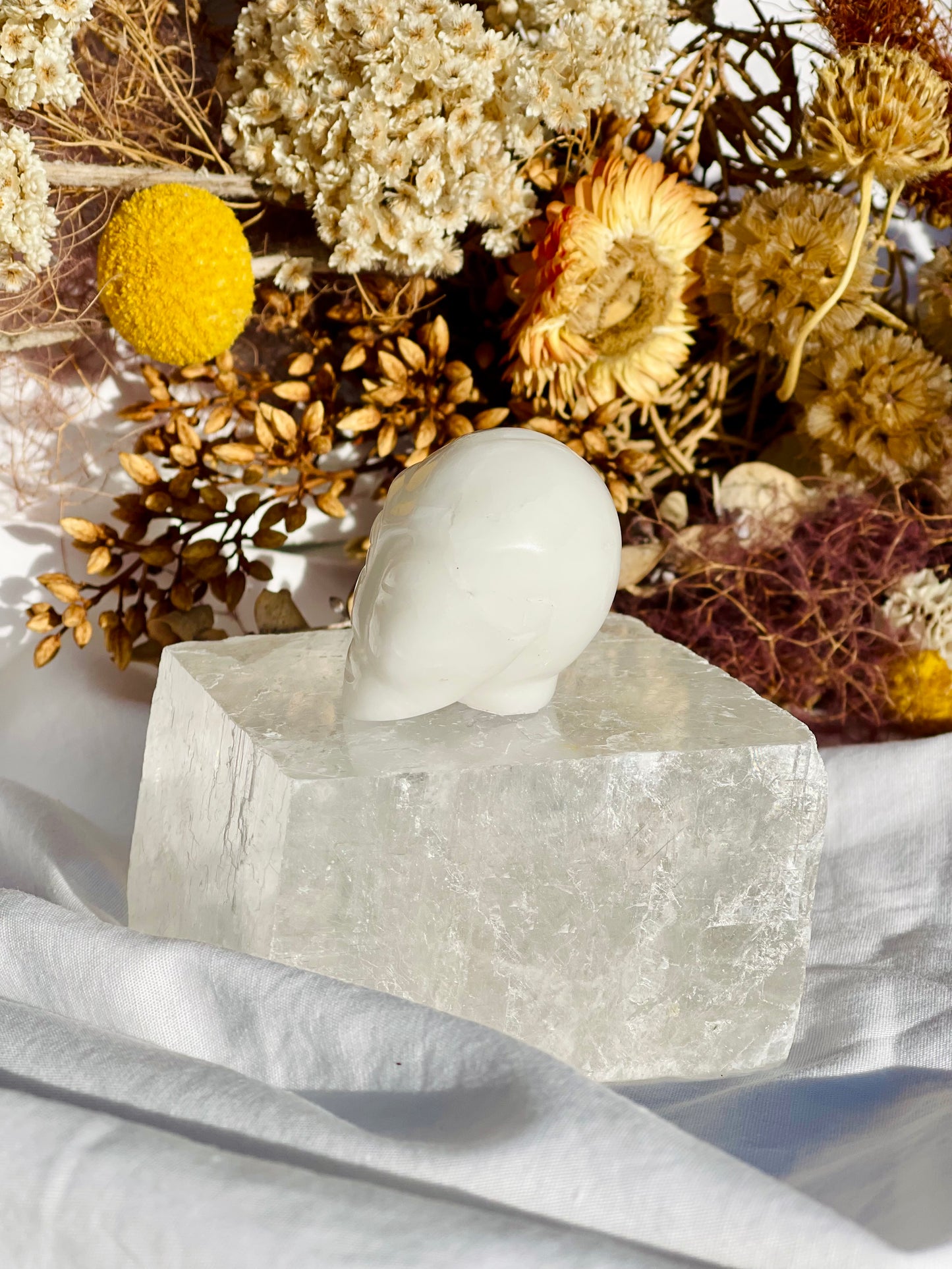 White Jade Alien head