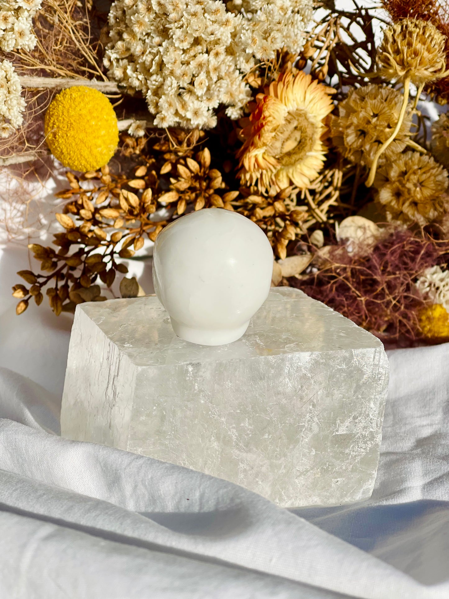 White Jade Alien head