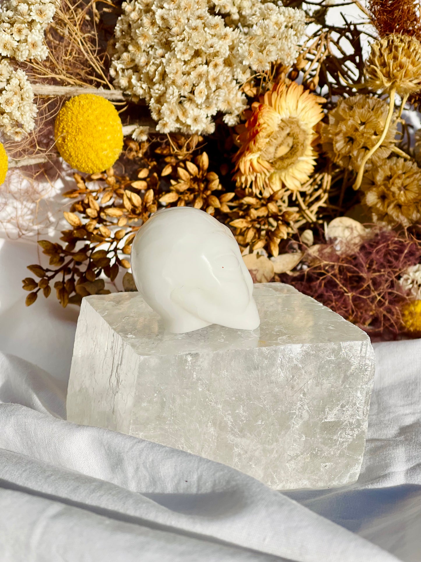 White Jade Alien head