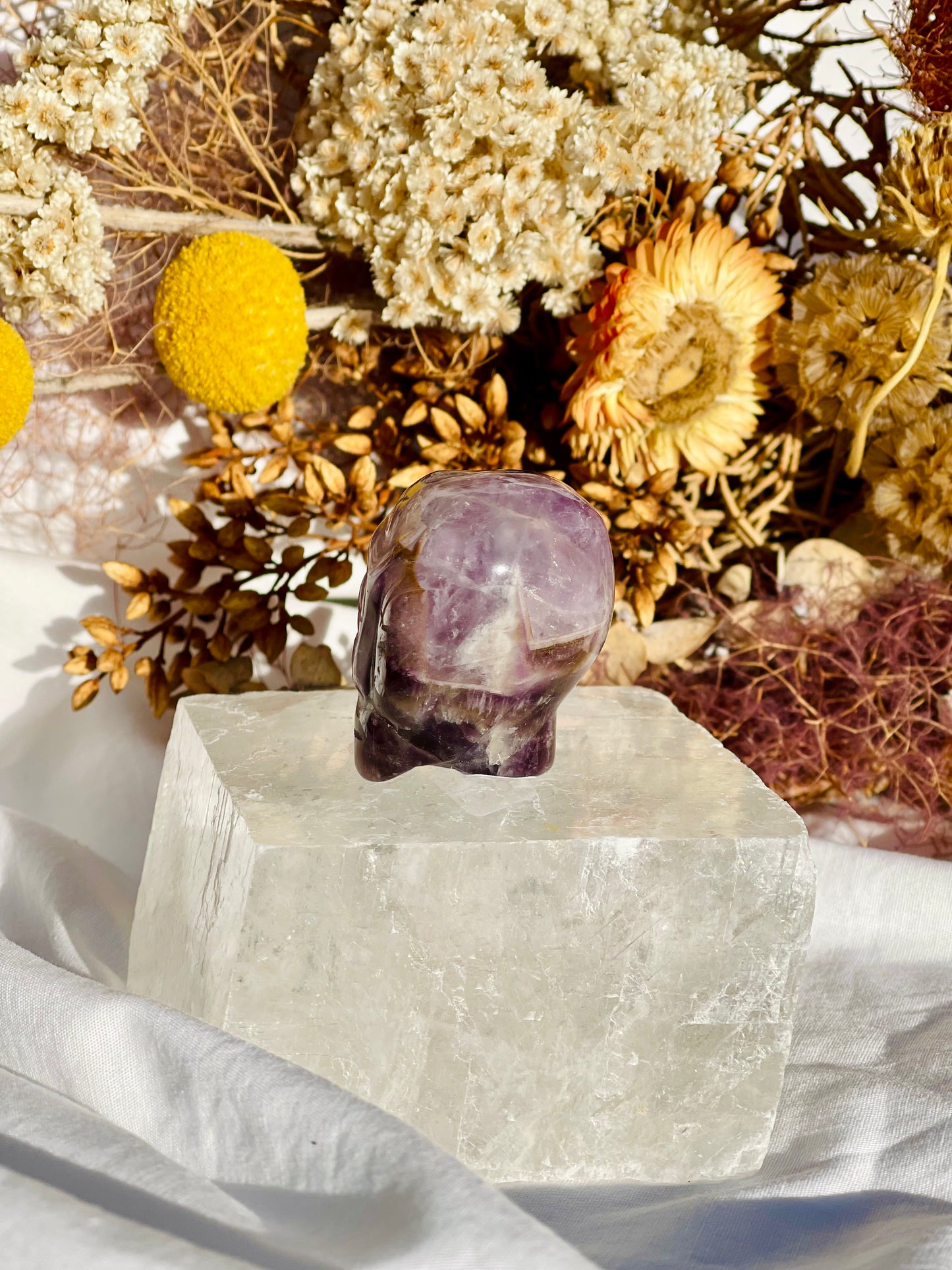 Amethyst Alien Head