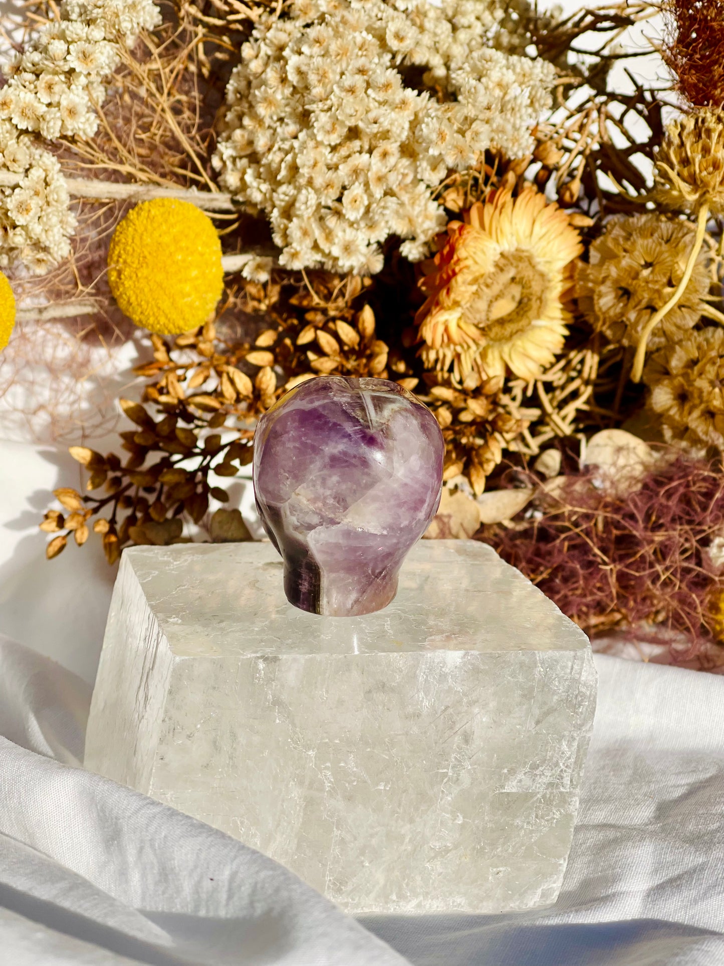 Amethyst Alien Head