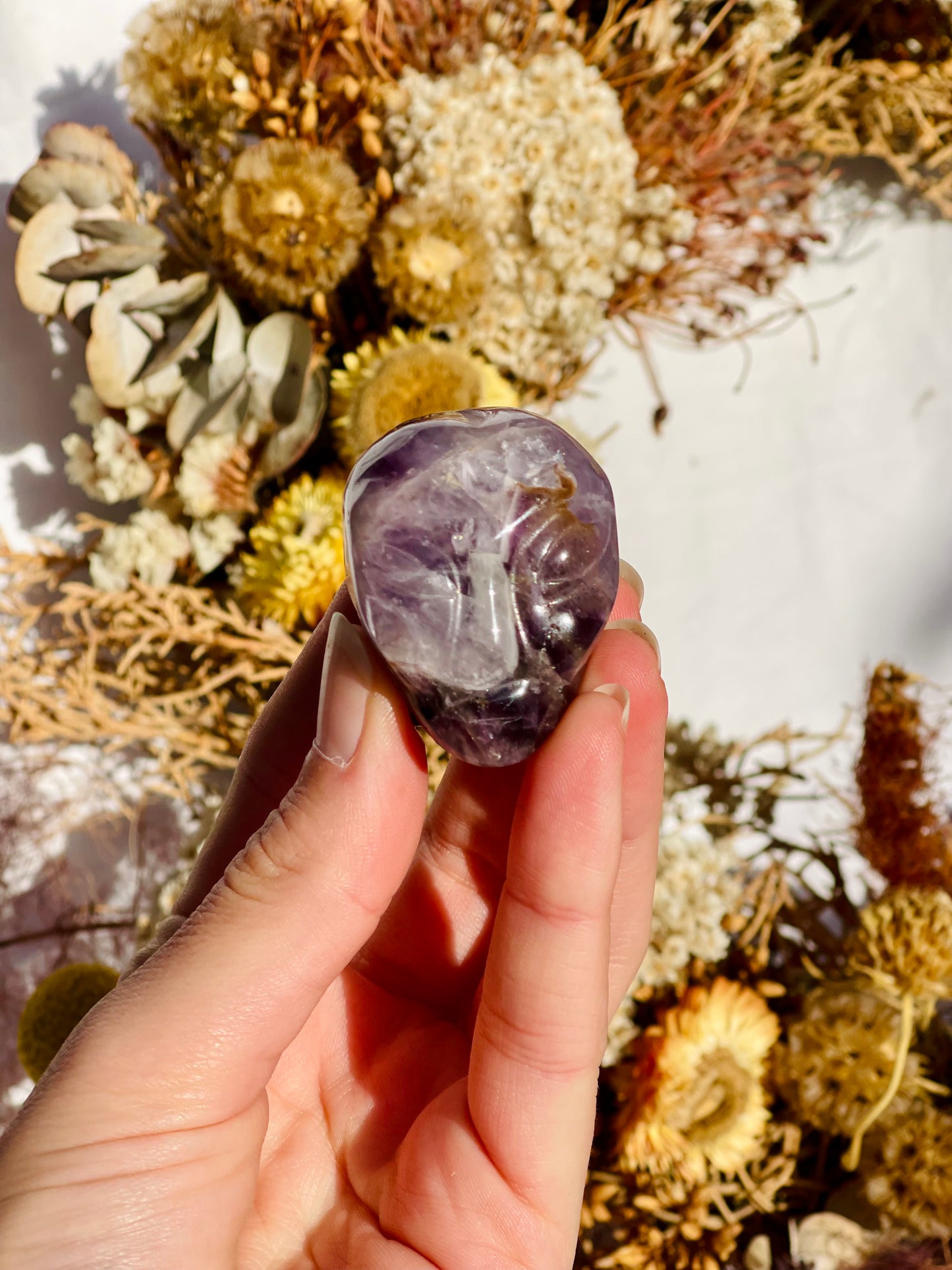 Amethyst Alien Head
