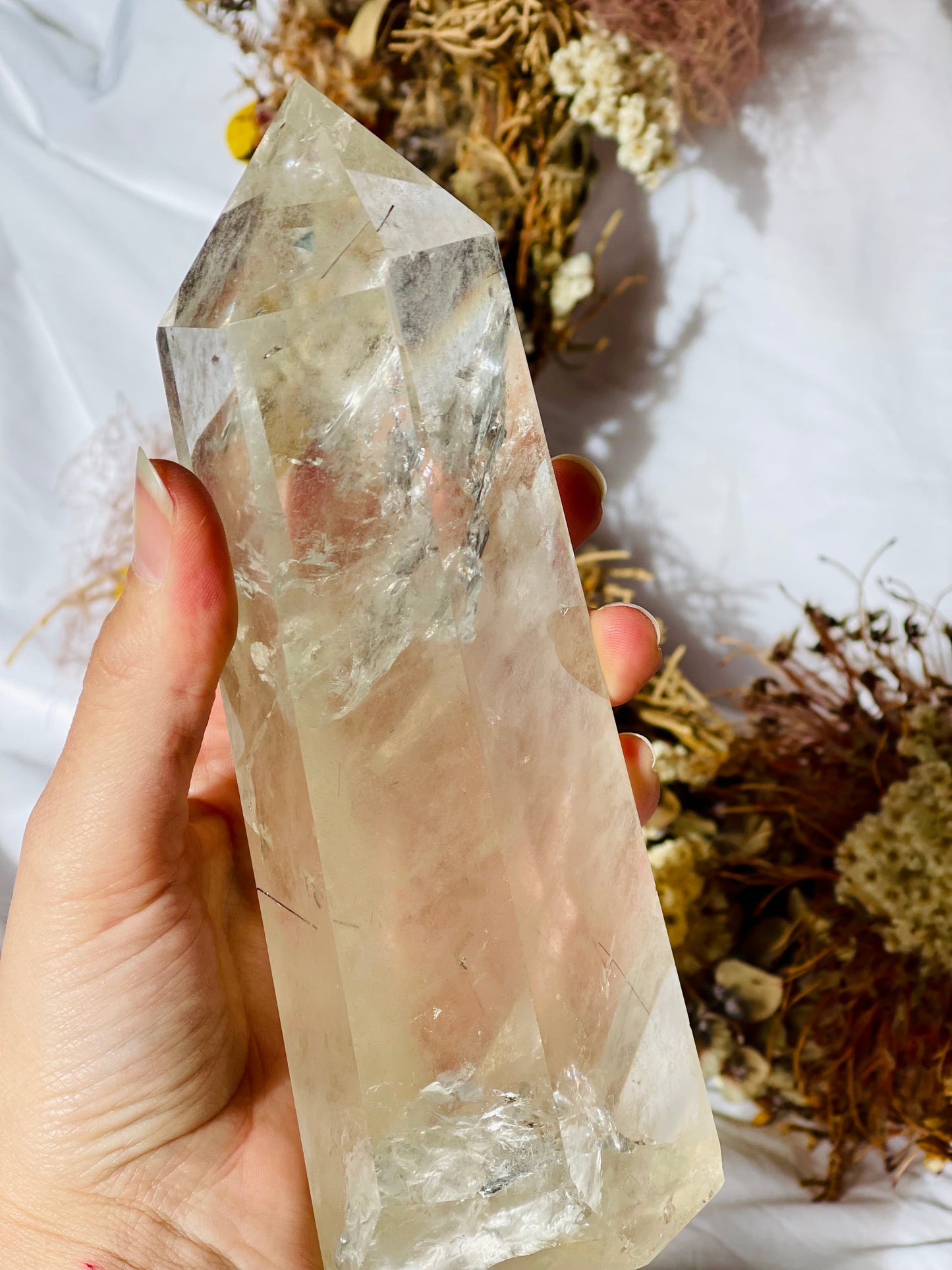 Rutile Quartz Point