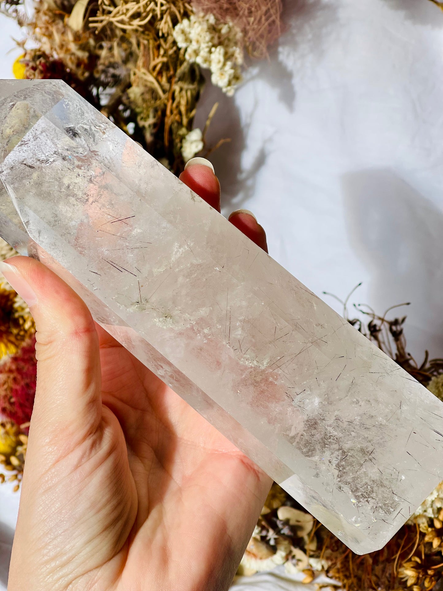 Rutile Quartz Point