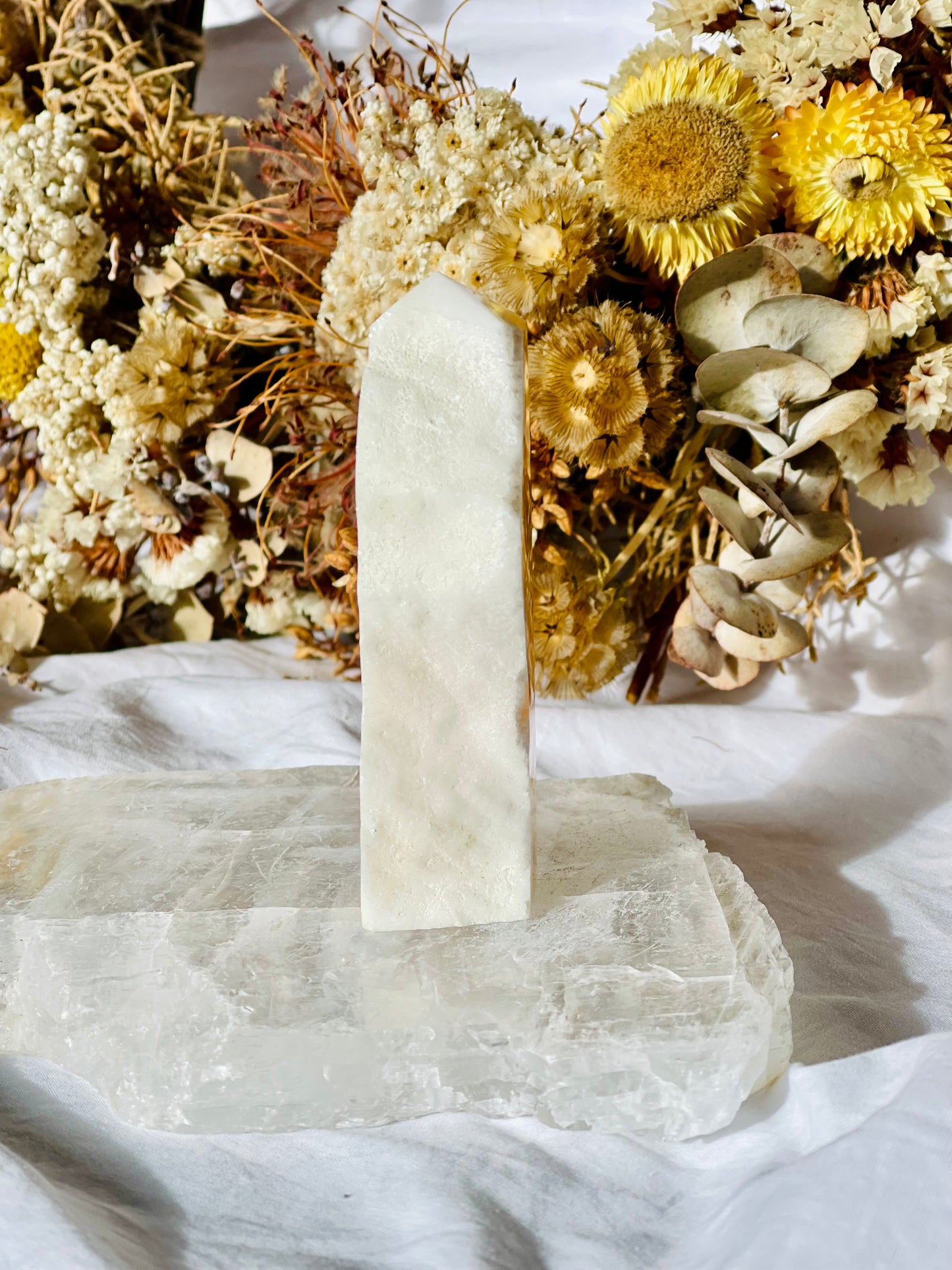 Yellow Calcite Point