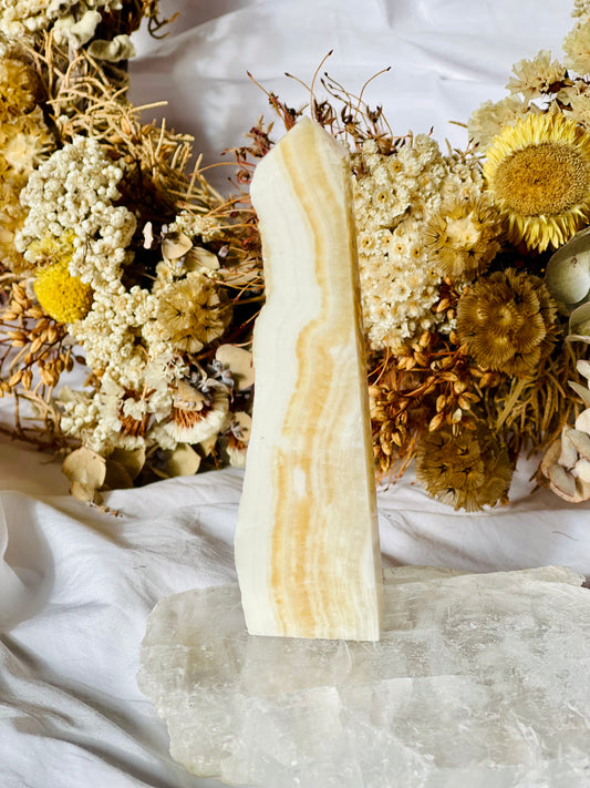 Yellow Calcite Point