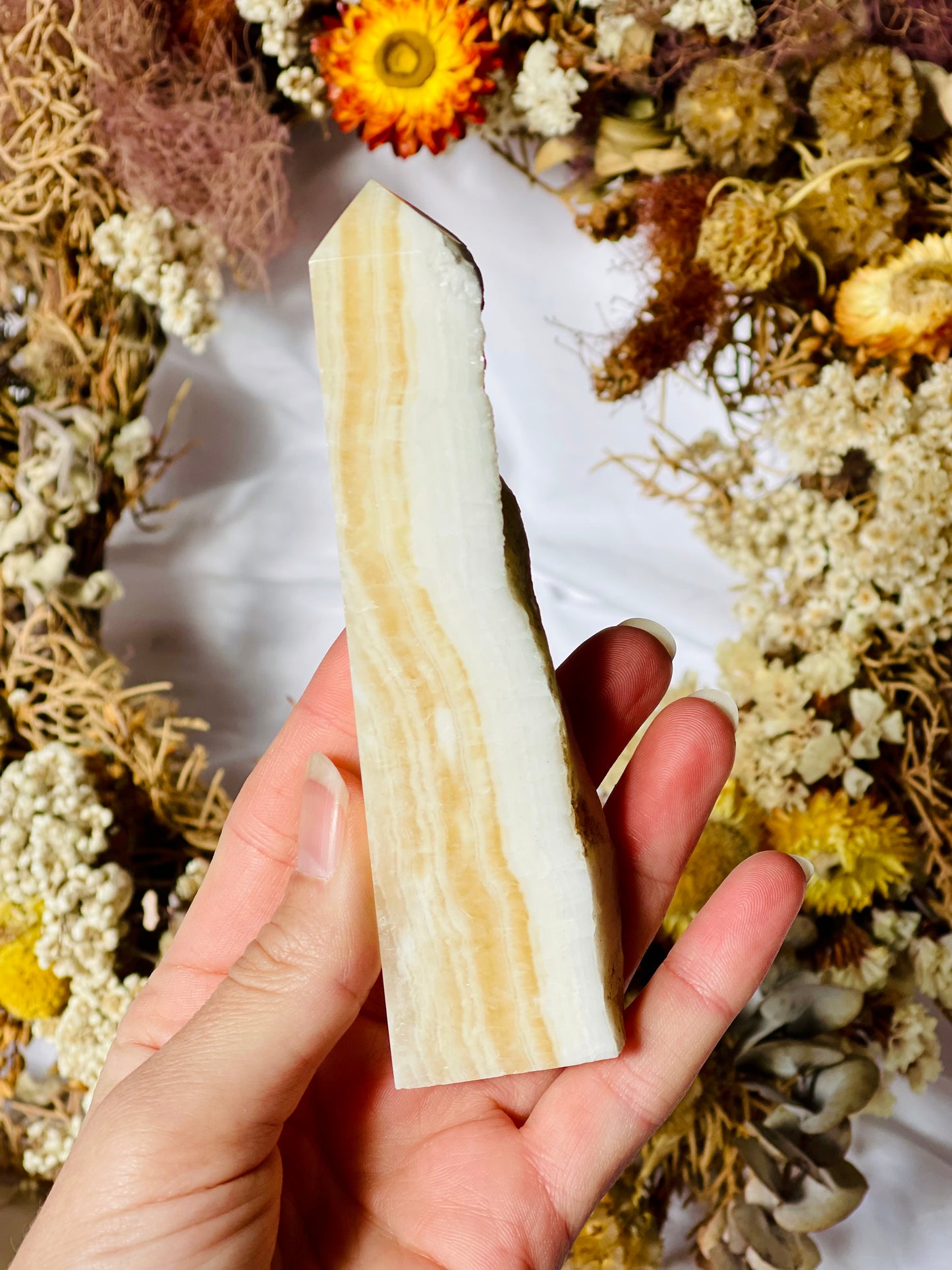 Yellow Calcite Point