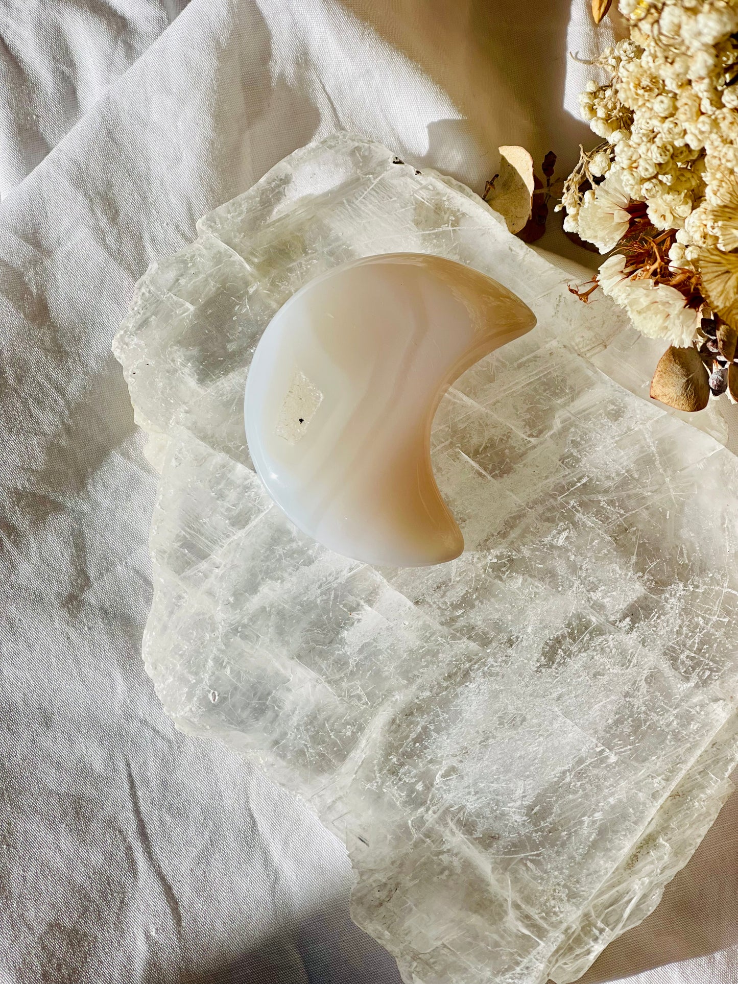 Druzy Agate Moon #3