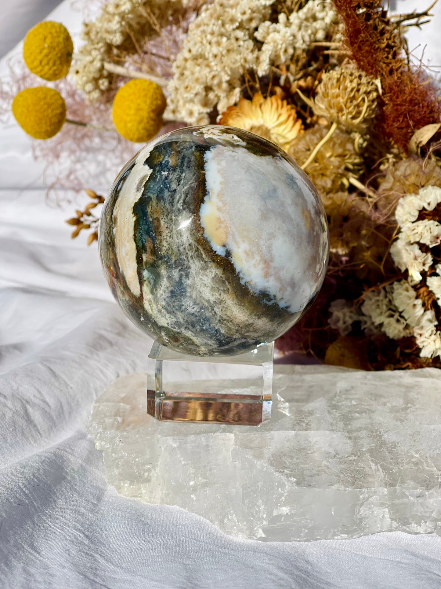 Ocean Jasper Sphere