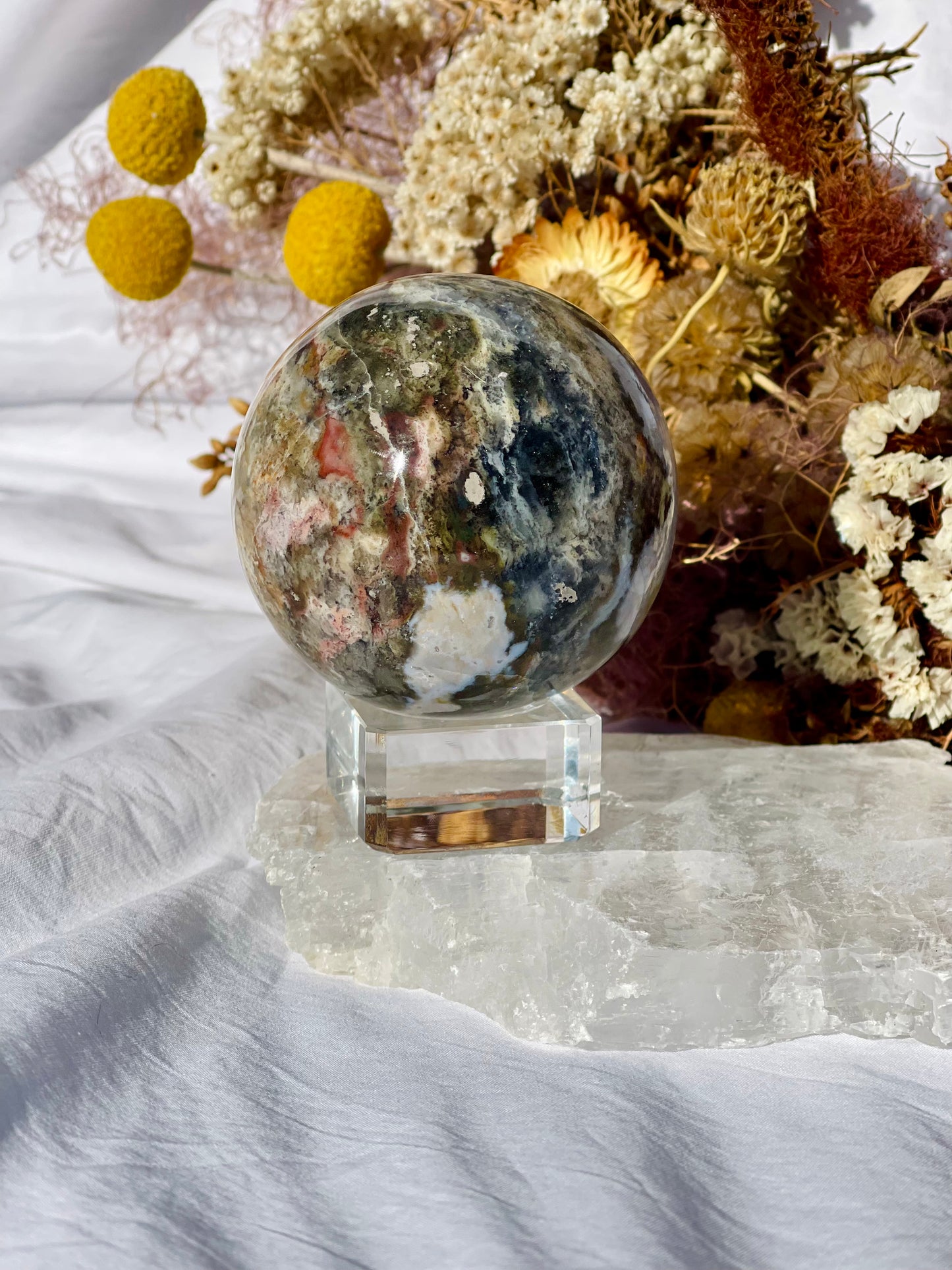 Ocean Jasper Sphere