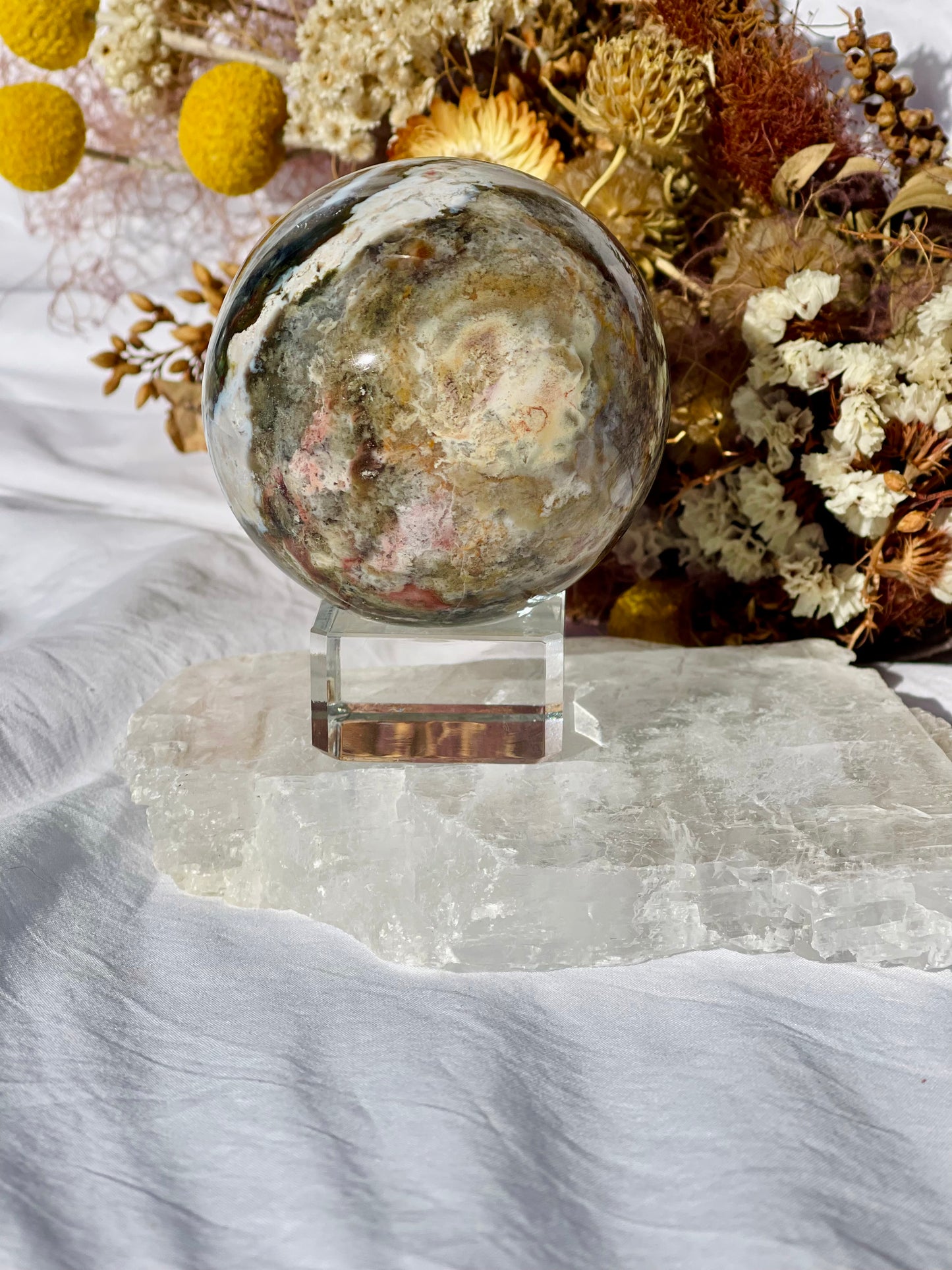 Ocean Jasper Sphere