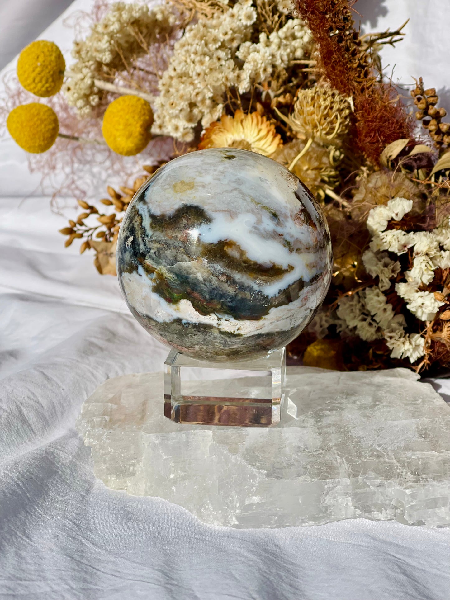Ocean Jasper Sphere