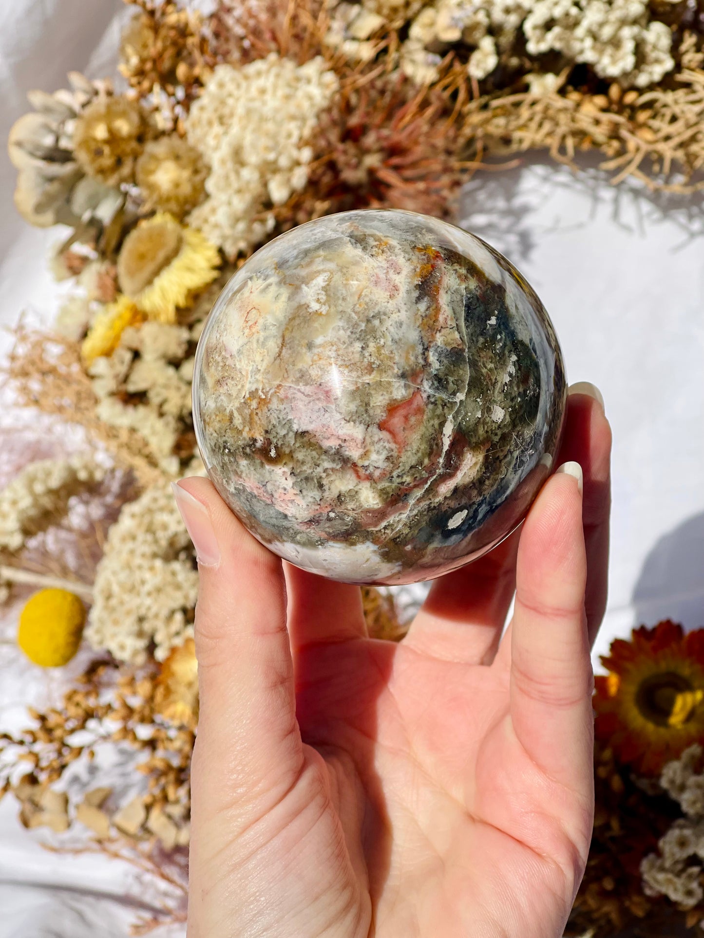 Ocean Jasper Sphere