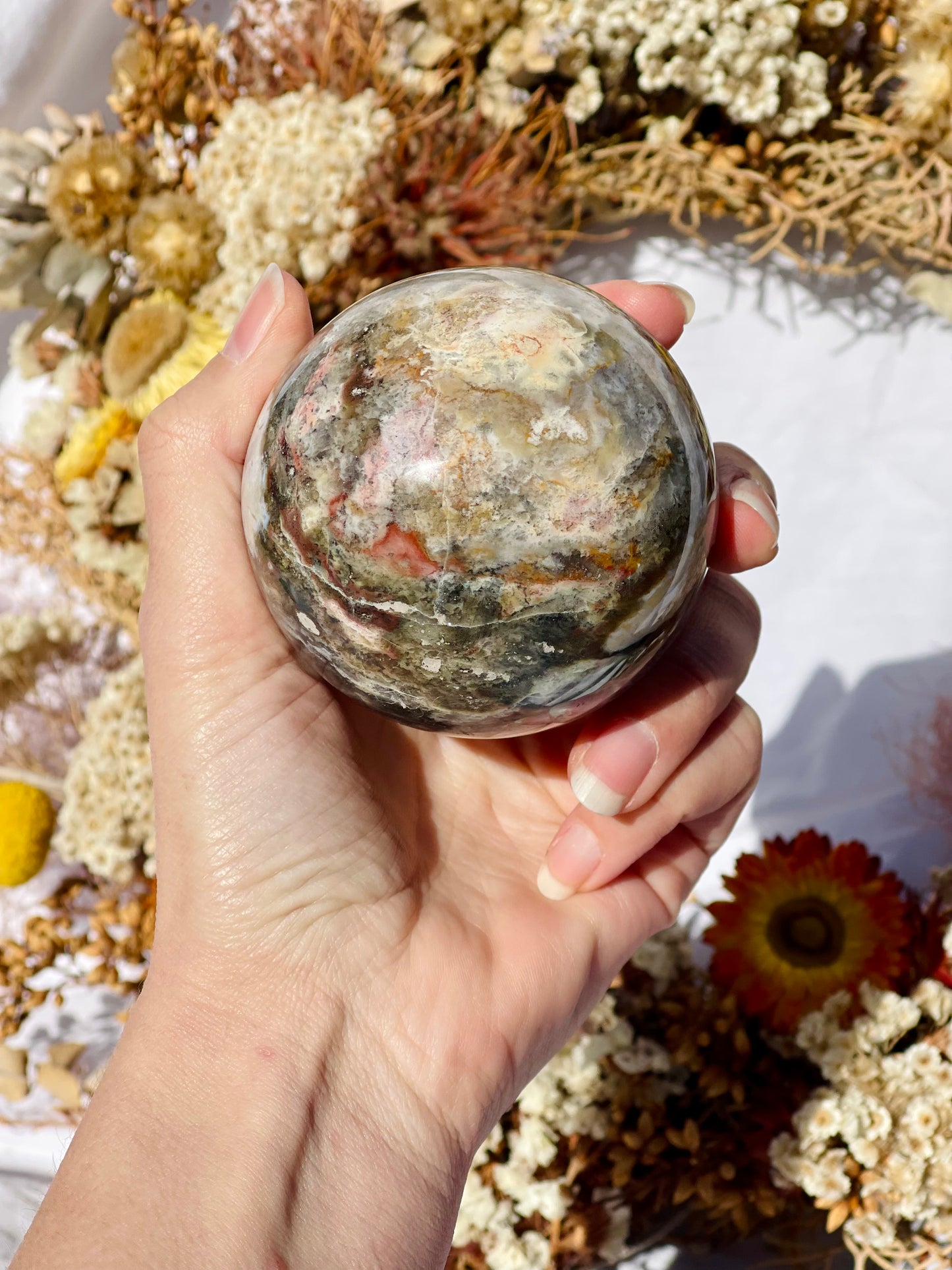 Ocean Jasper Sphere