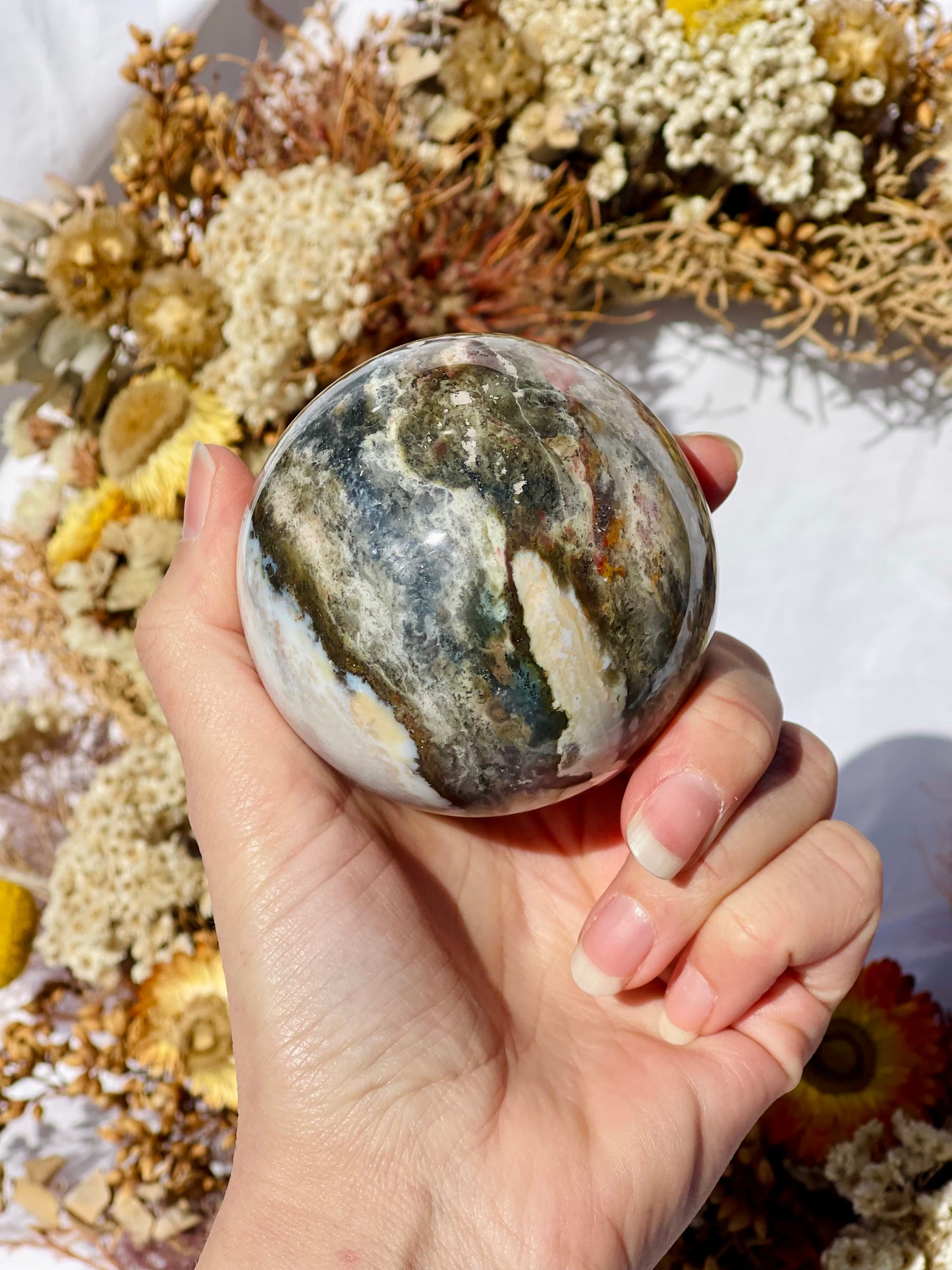 Ocean Jasper Sphere