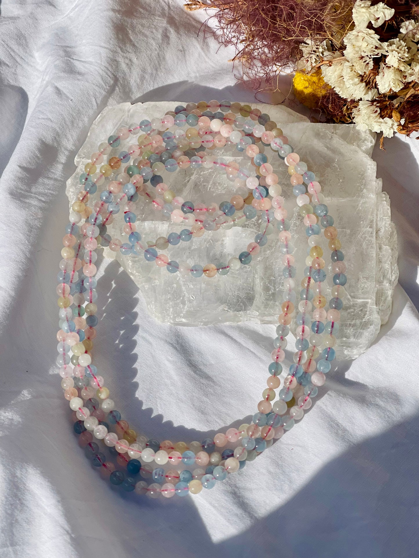 Morganite Wrap Bracelet