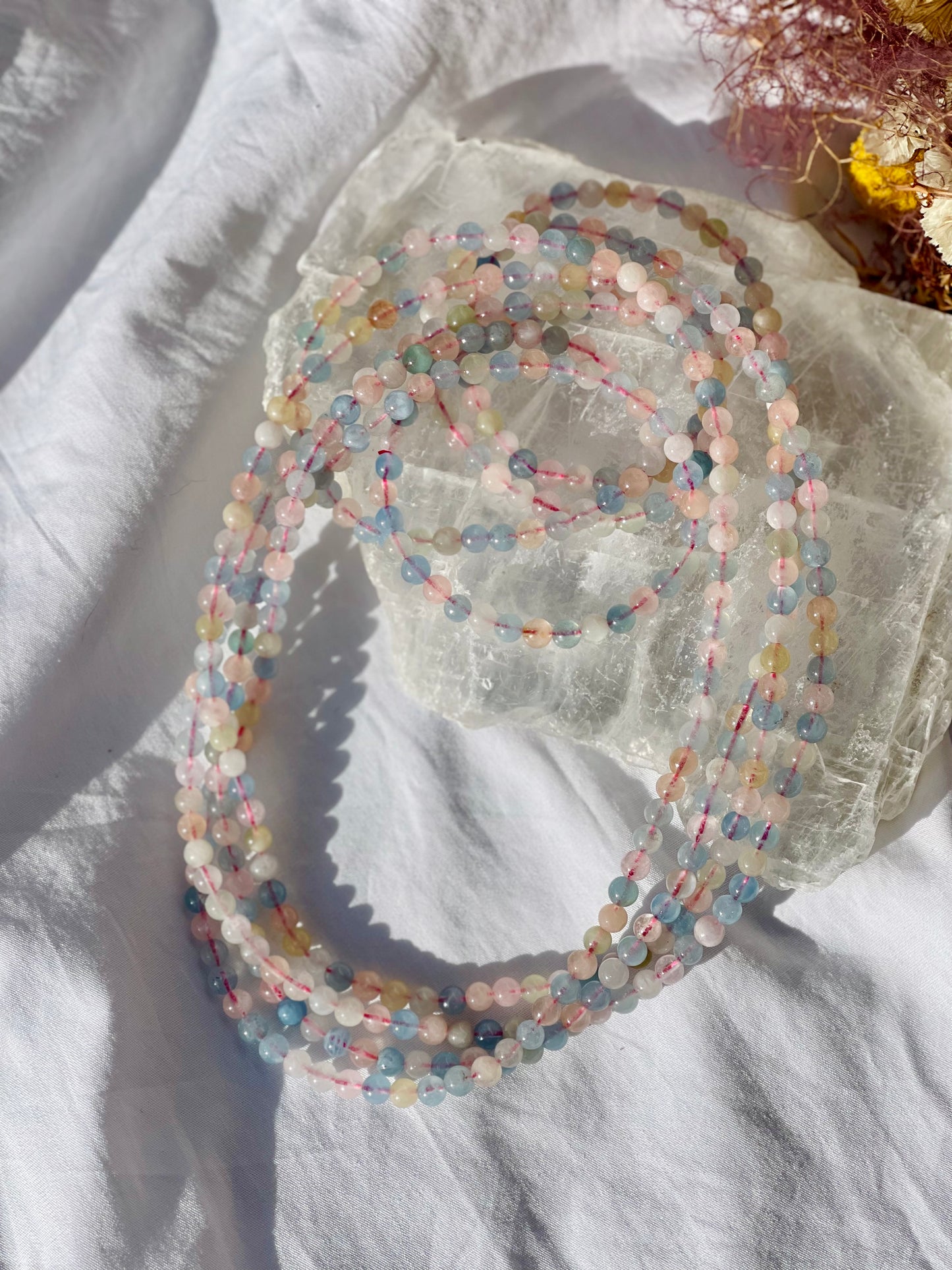 Morganite Wrap Bracelet