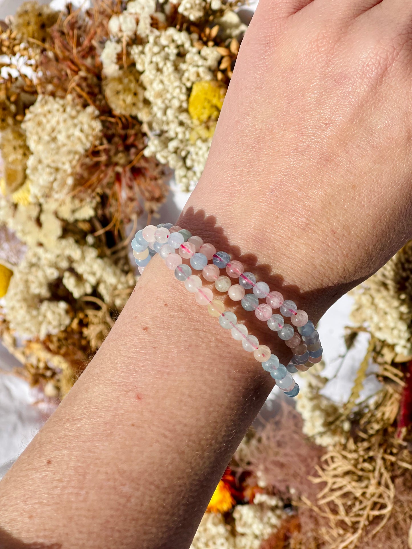 Morganite Wrap Bracelet