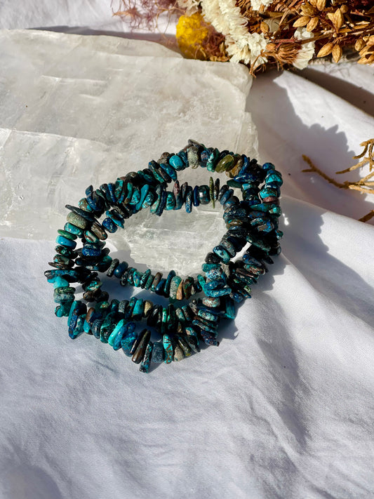 Turquoise Chip Bracelet
