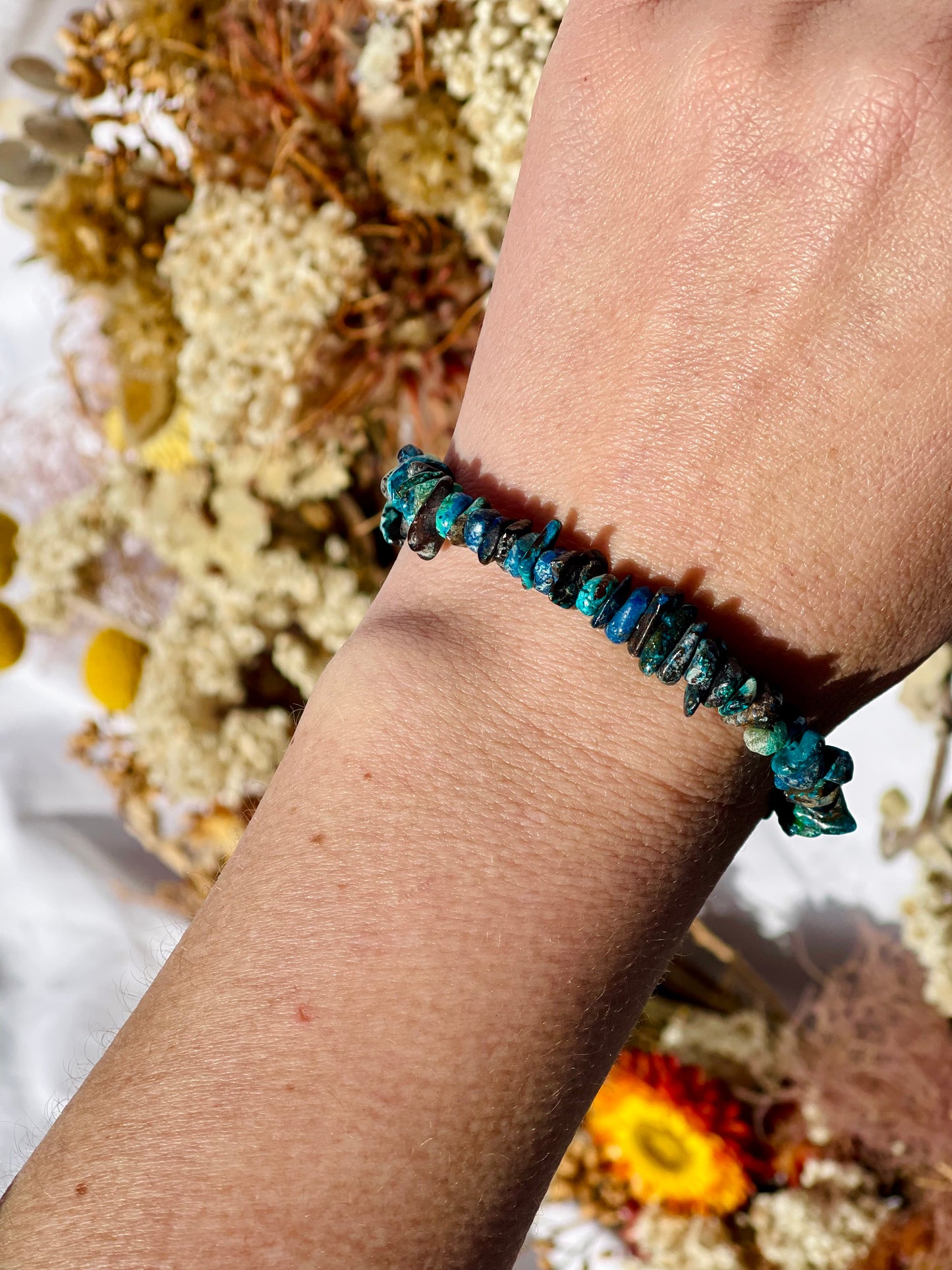 Turquoise Chip Bracelet