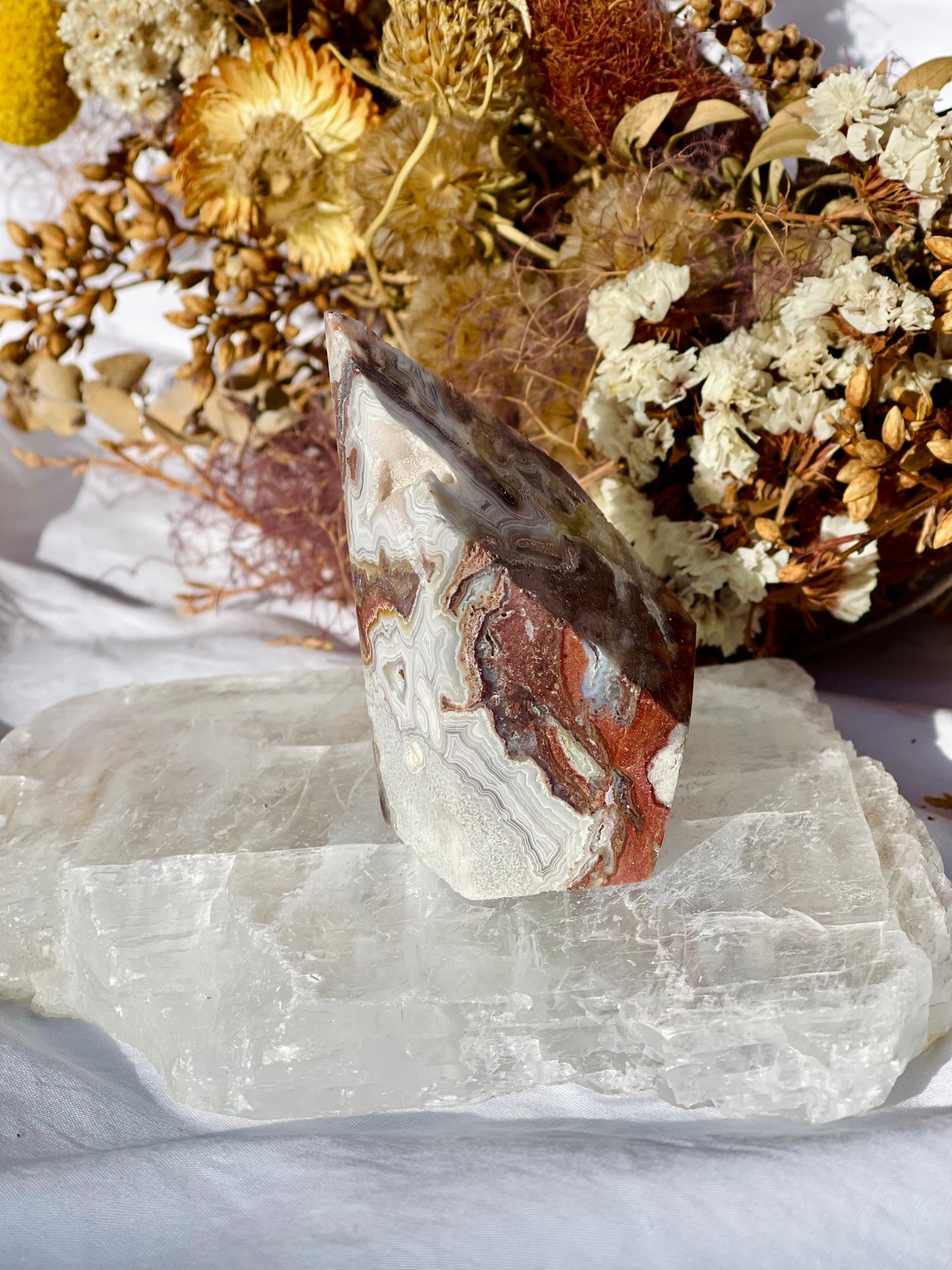 Mexican lace Agate Freeform A