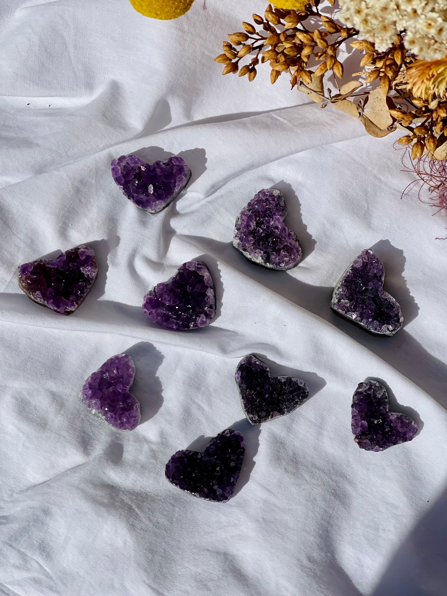 Amethyst Cluster Mini Heart
