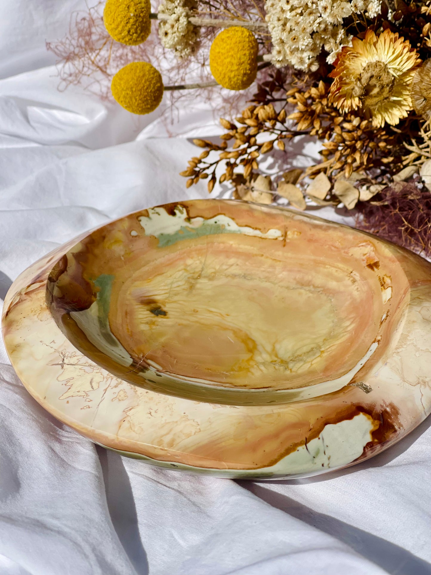 Polychrome Jasper Dish