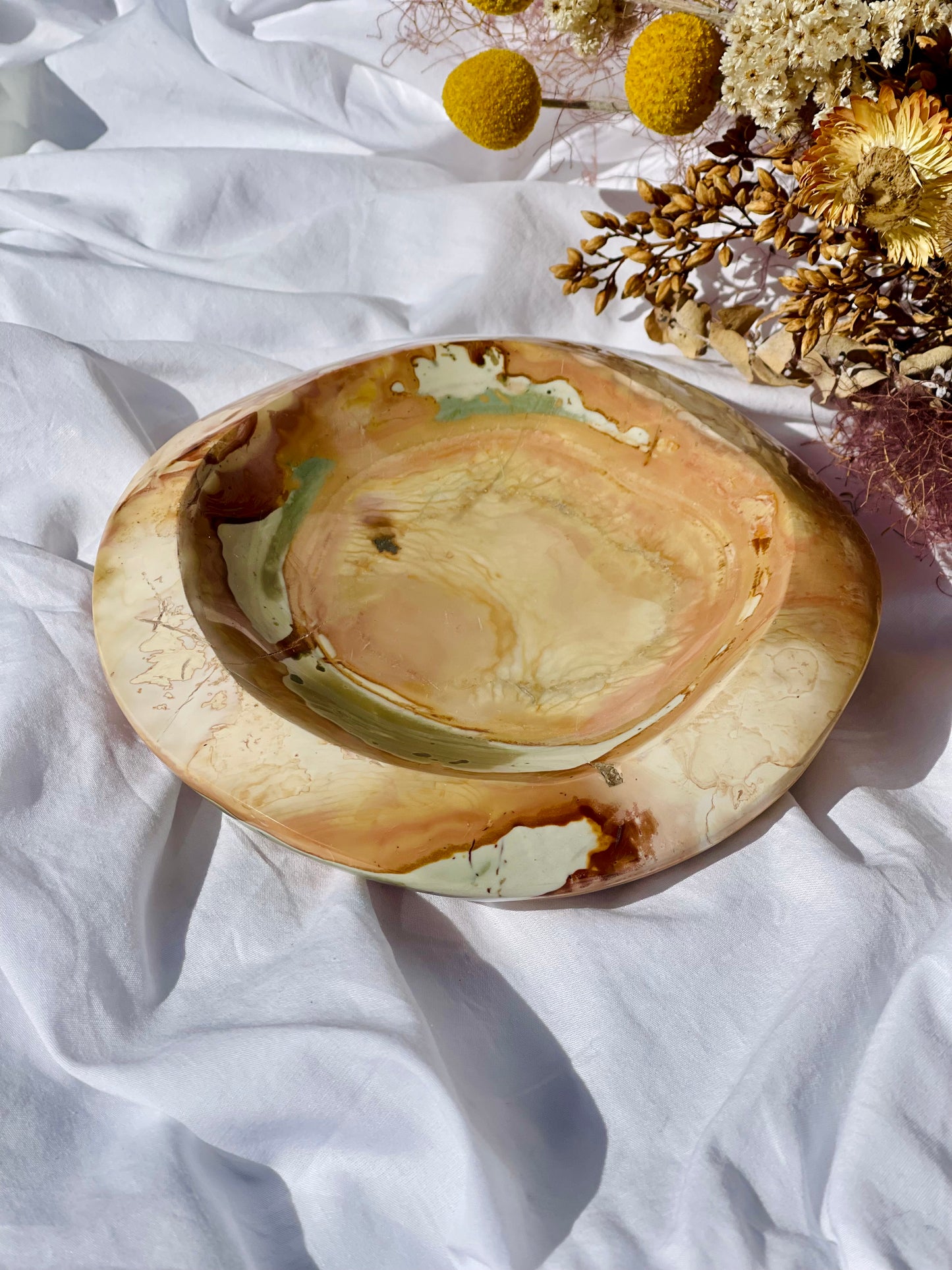 Polychrome Jasper Dish