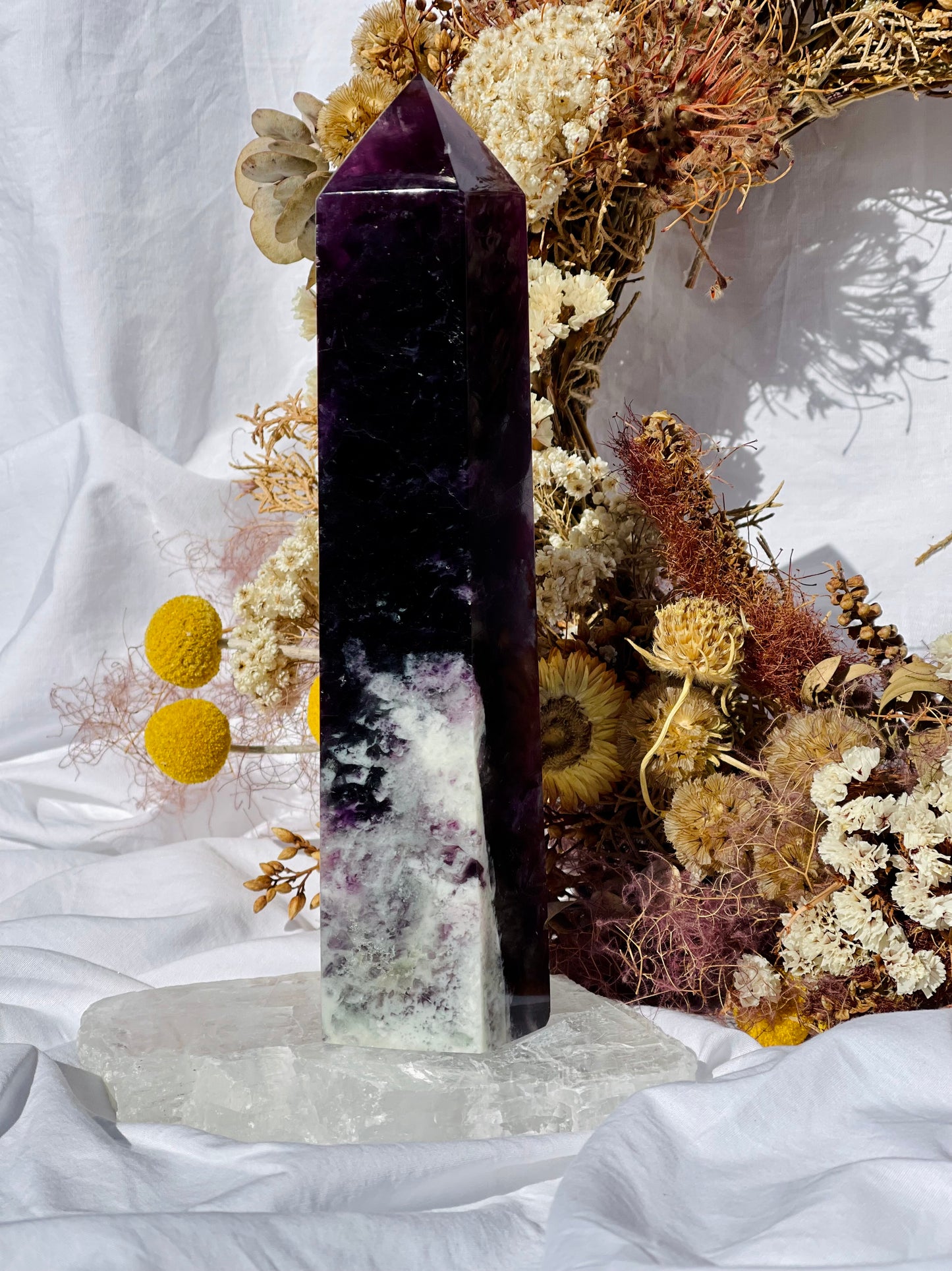 Purple Fluorite Point
