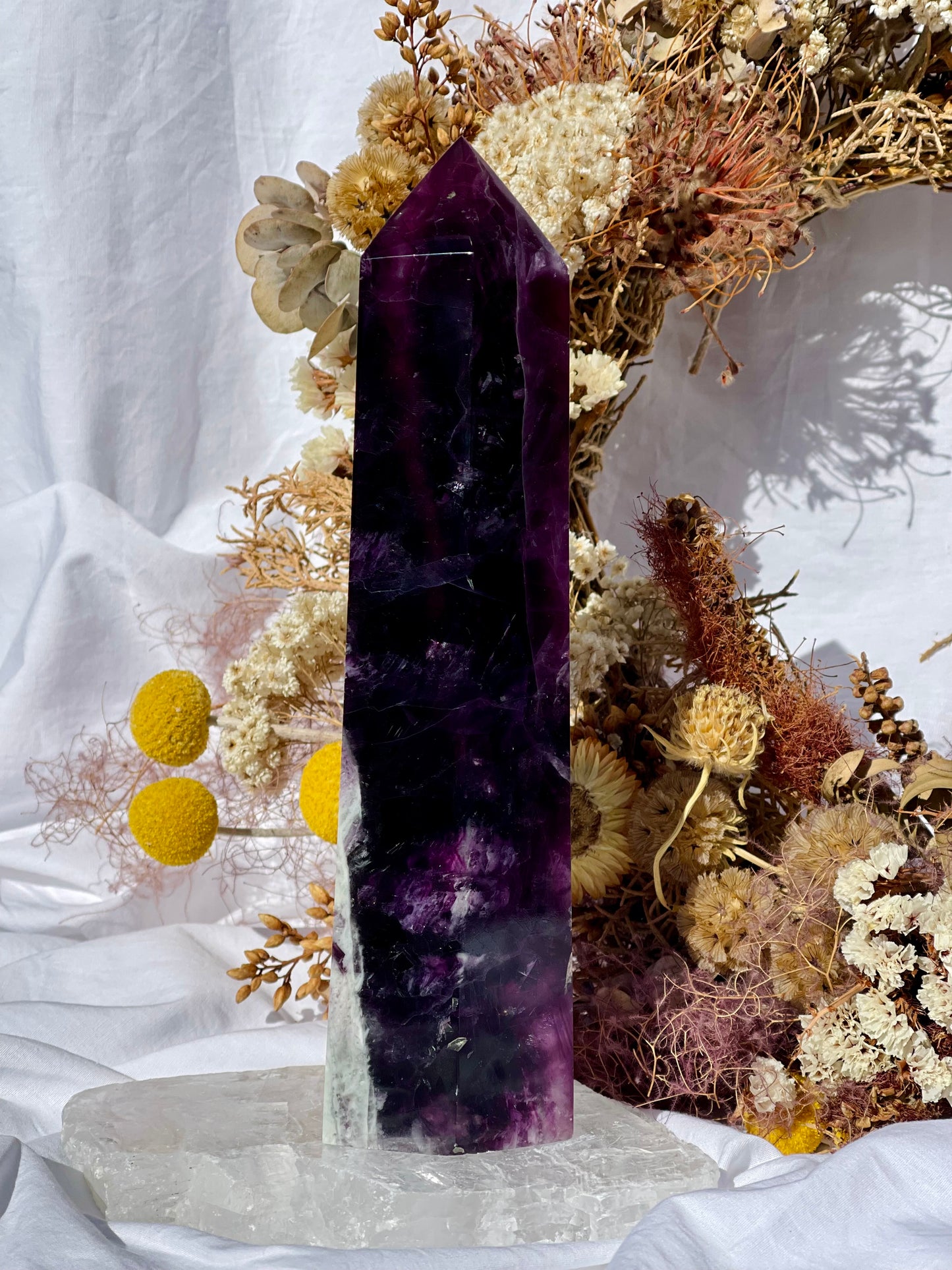 Purple Fluorite Point