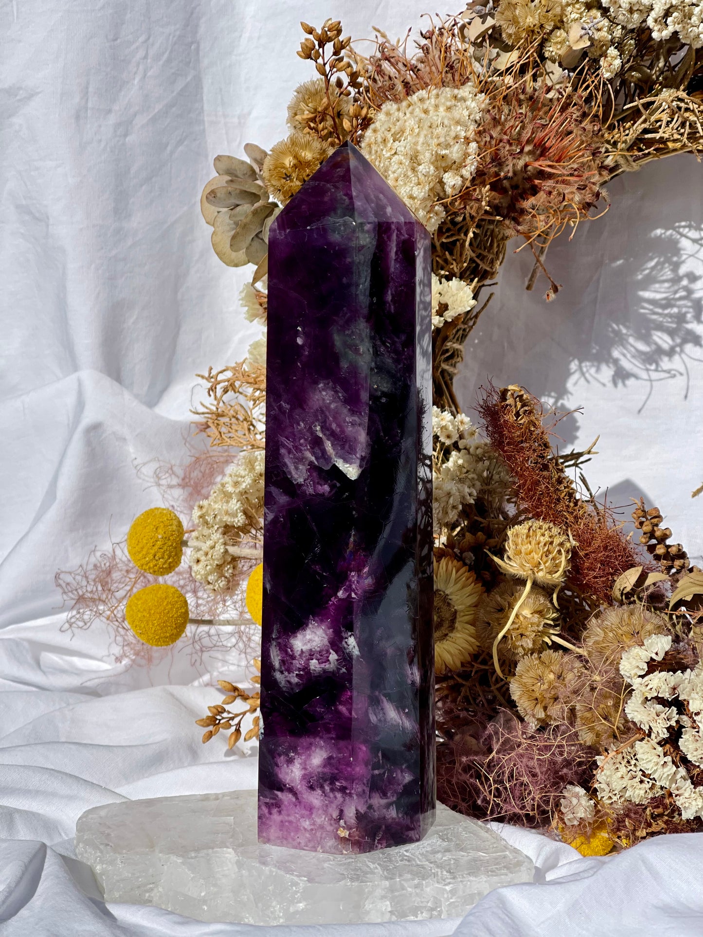 Purple Fluorite Point