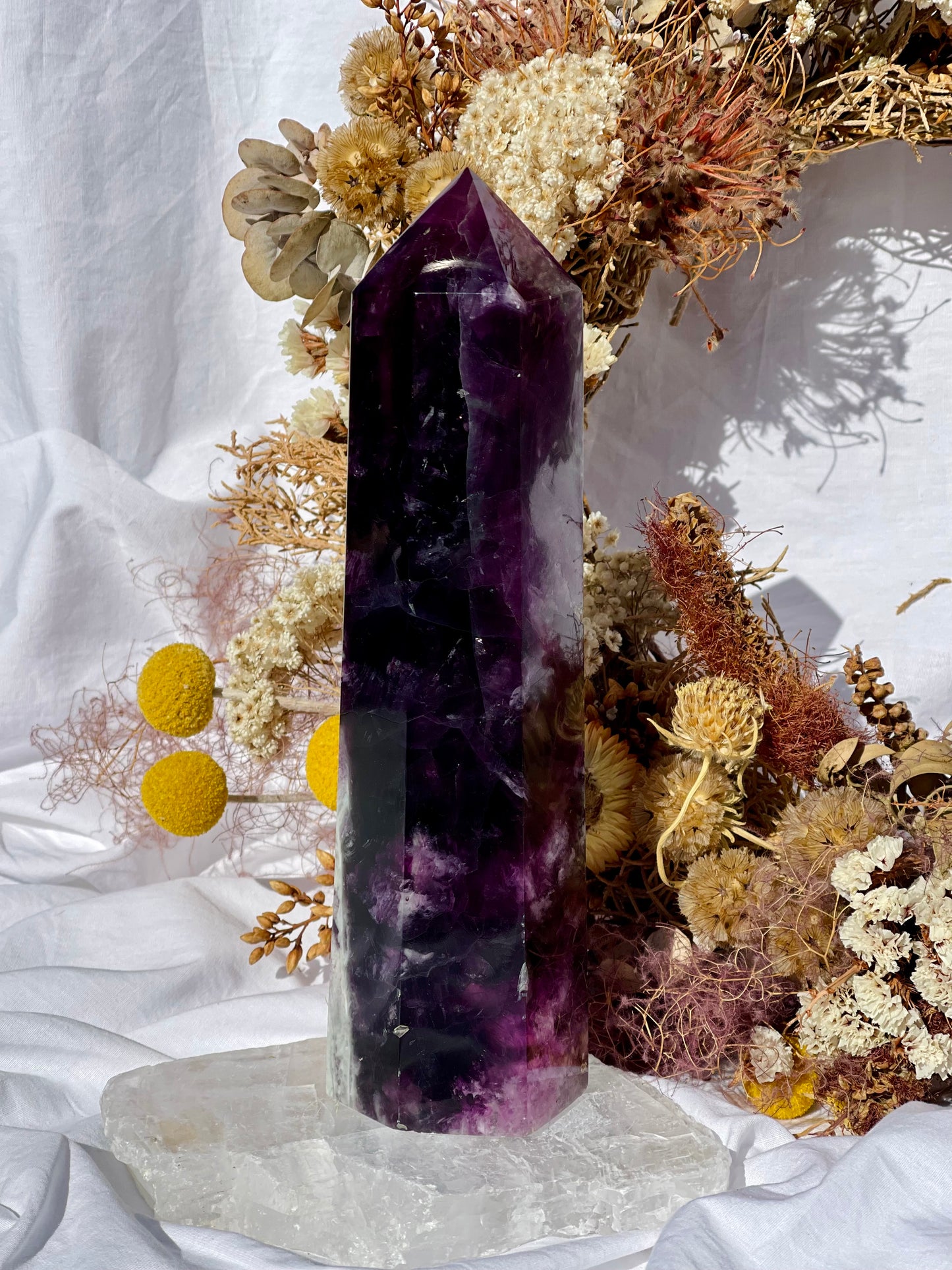 Purple Fluorite Point