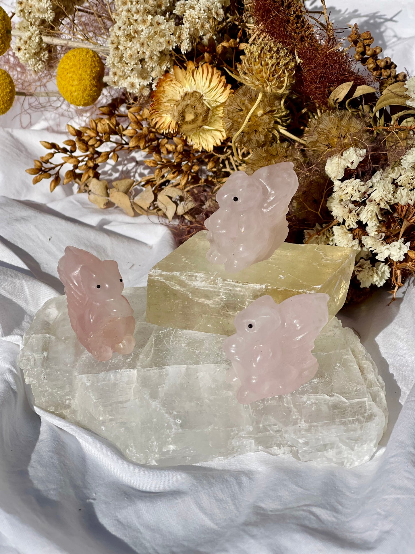 Rose Quartz Squirrel