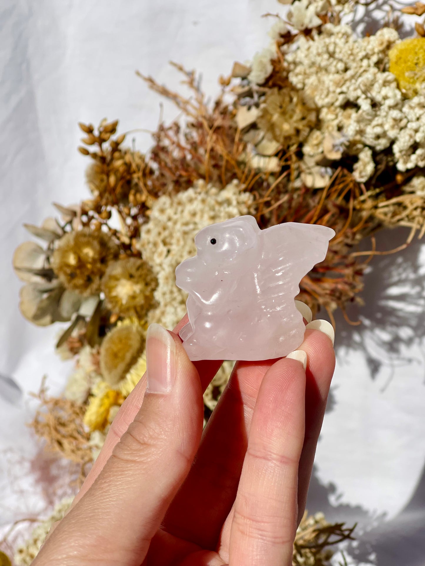 Rose Quartz Squirrel