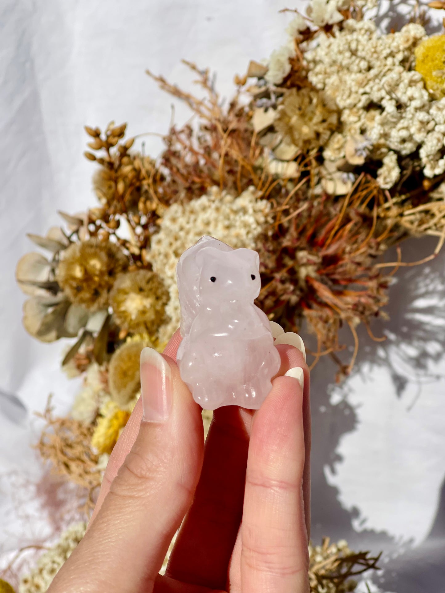 Rose Quartz Squirrel
