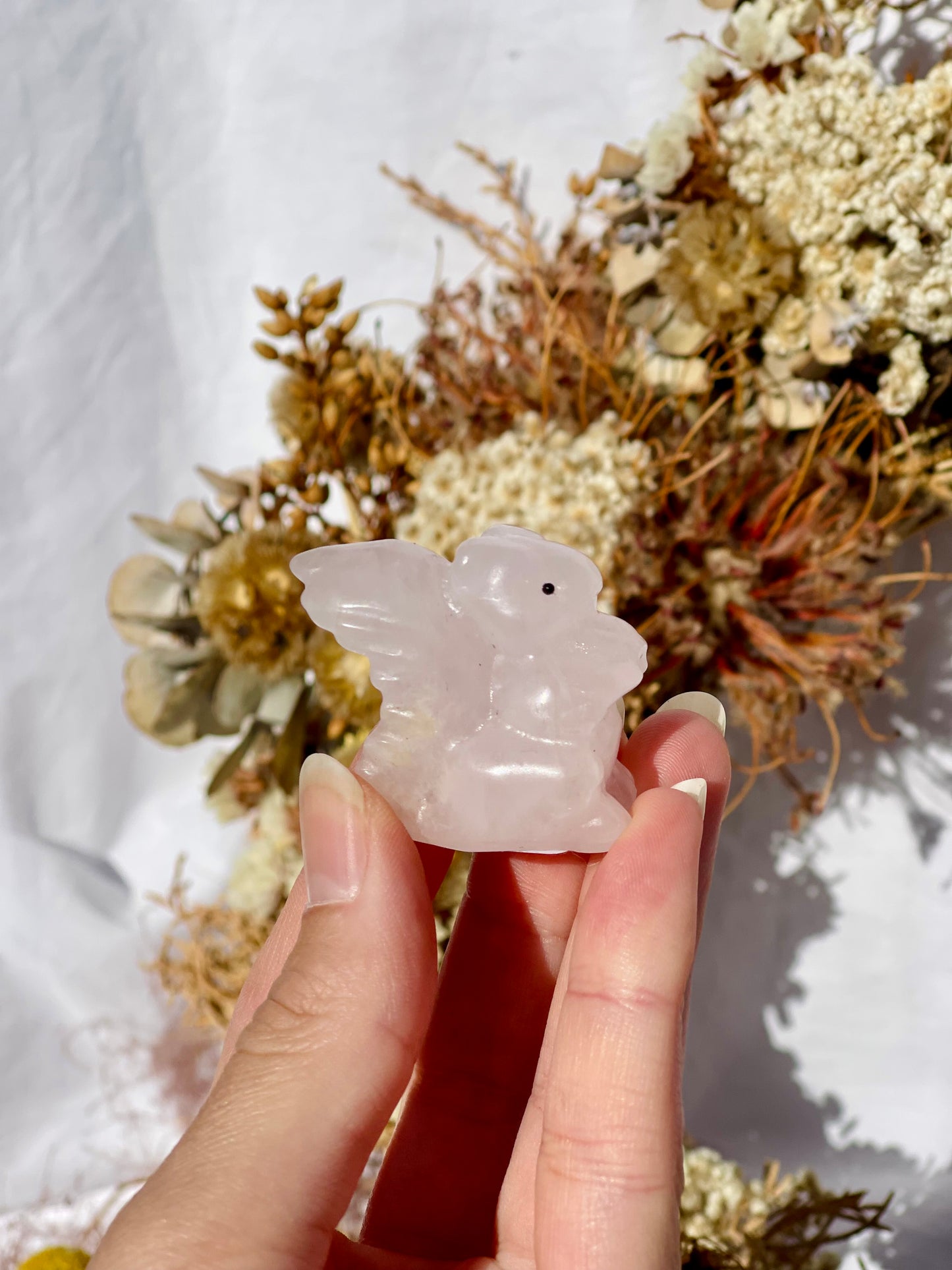 Rose Quartz Squirrel