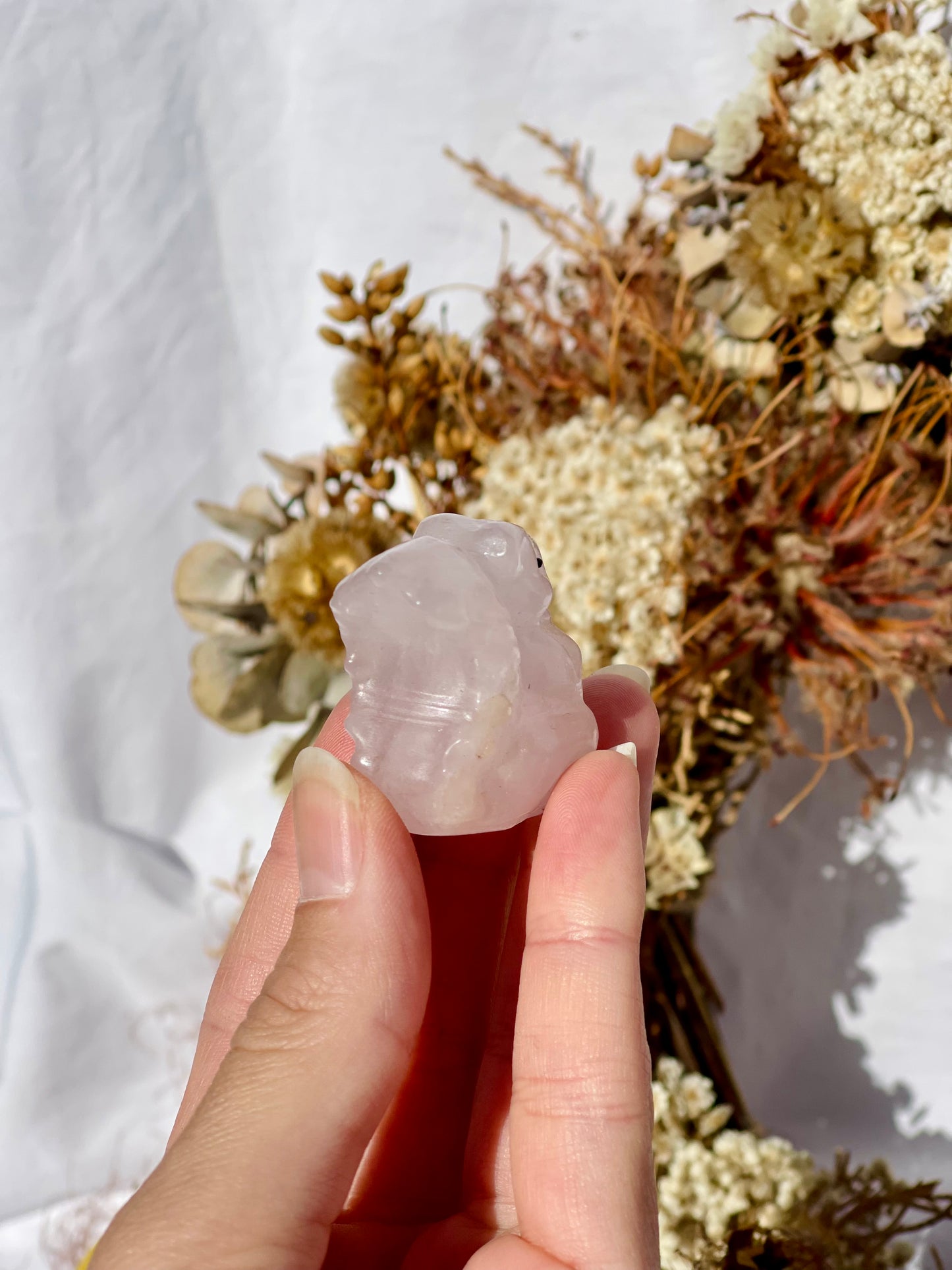 Rose Quartz Squirrel