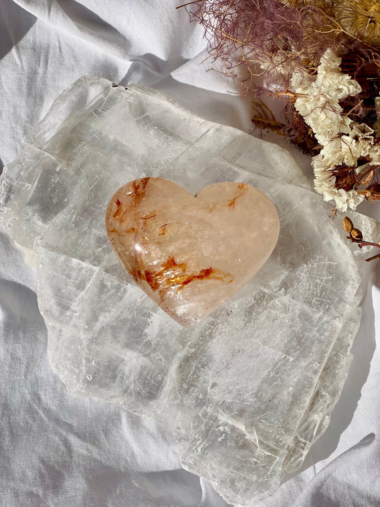 Fire Quartz Heart A