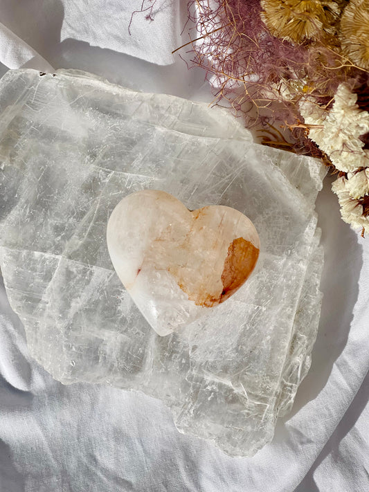 Fire Quartz Heart D