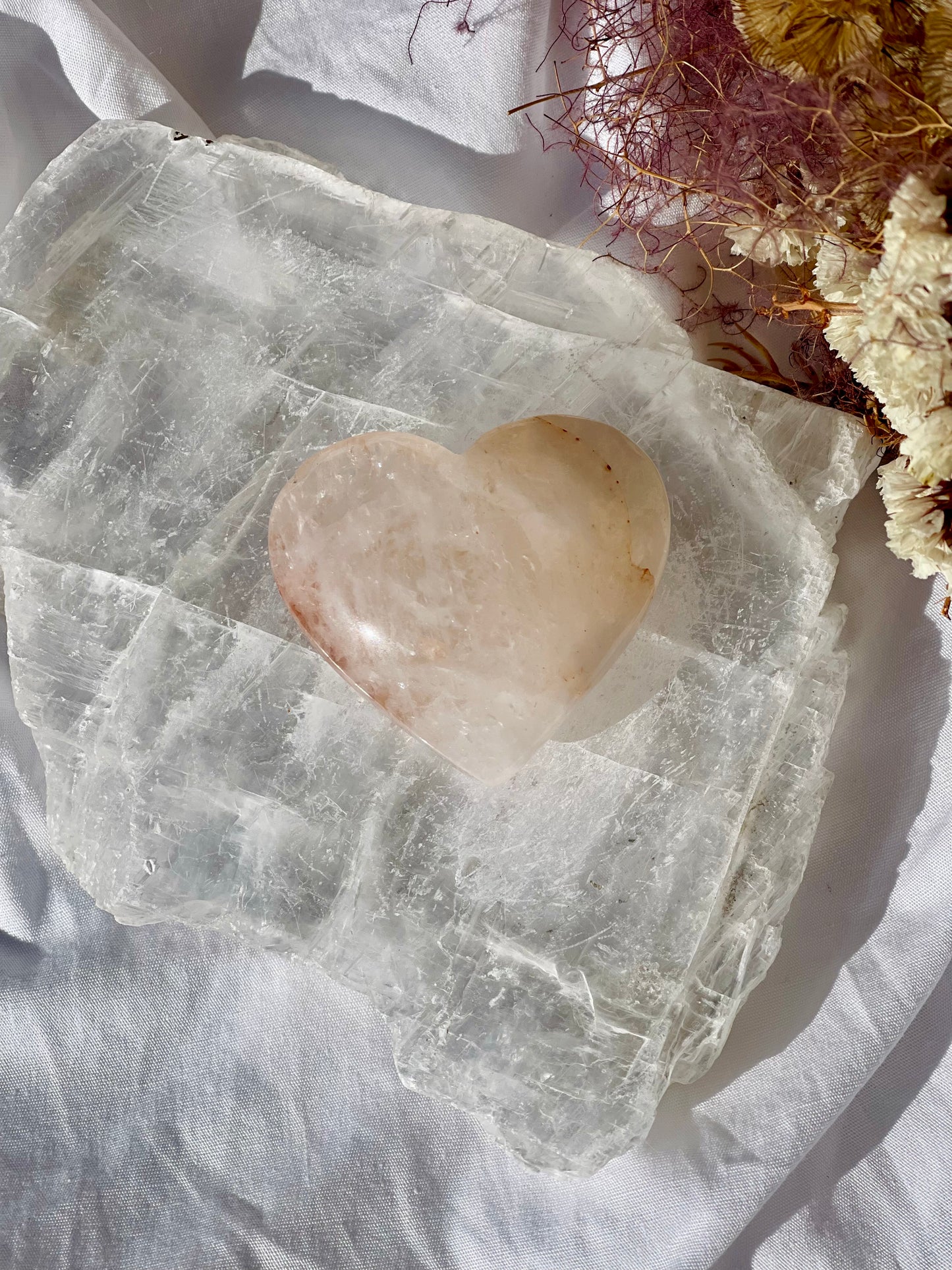 Fire Quartz Heart D