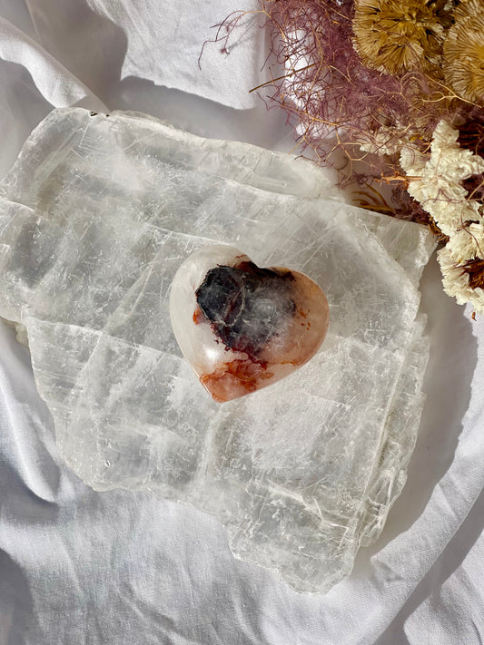 Fire Quartz Heart B