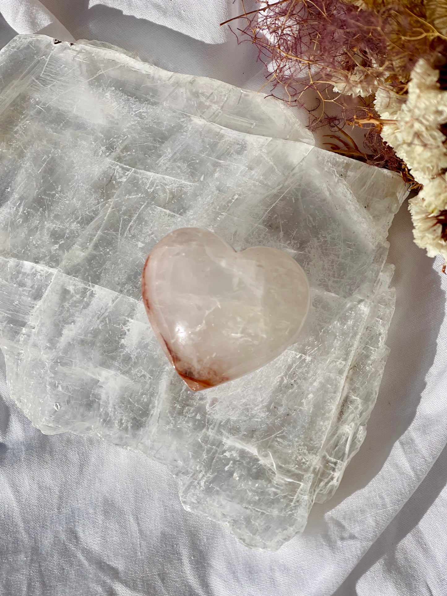Fire Quartz Heart B
