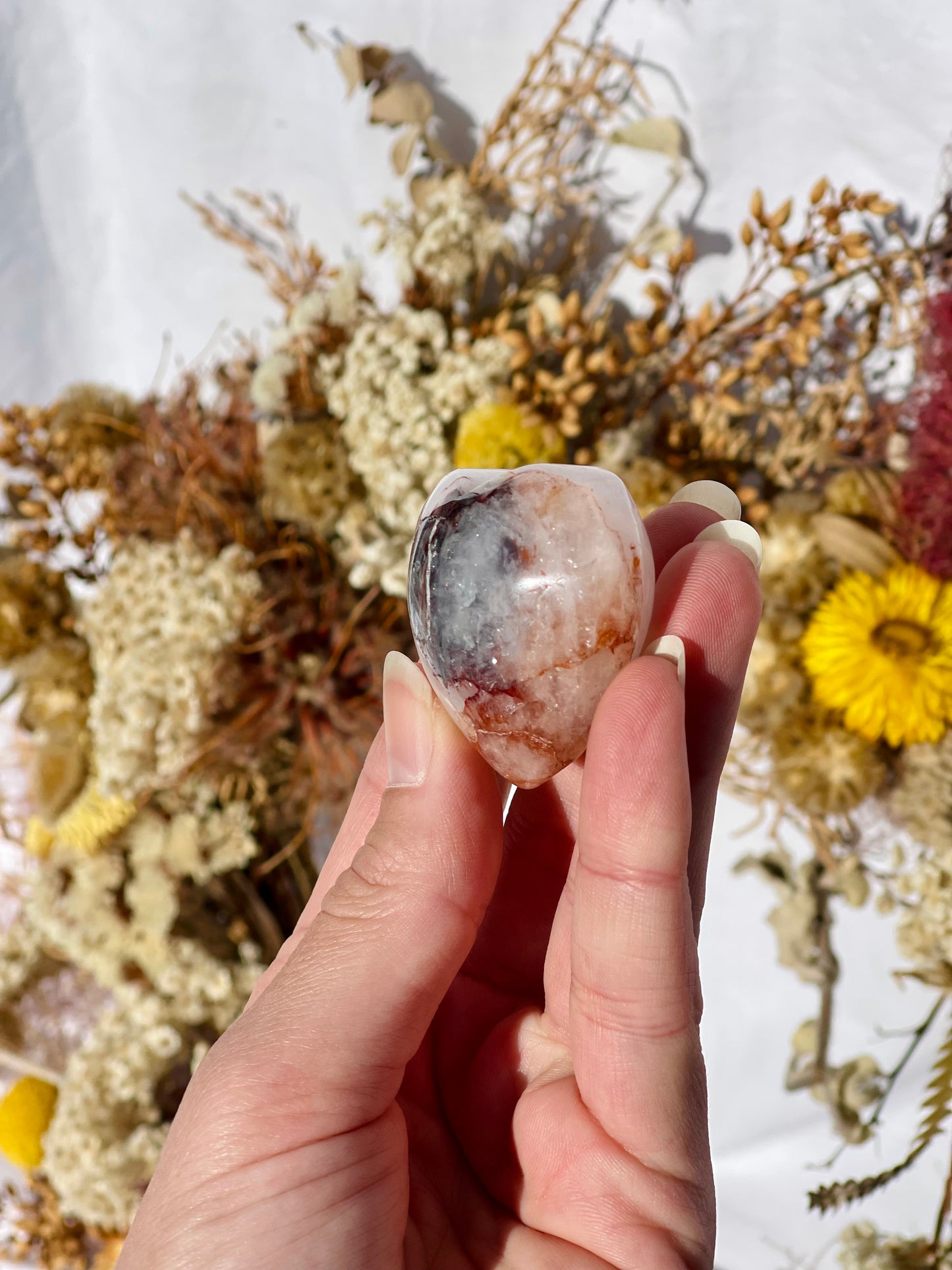 Fire Quartz Heart B