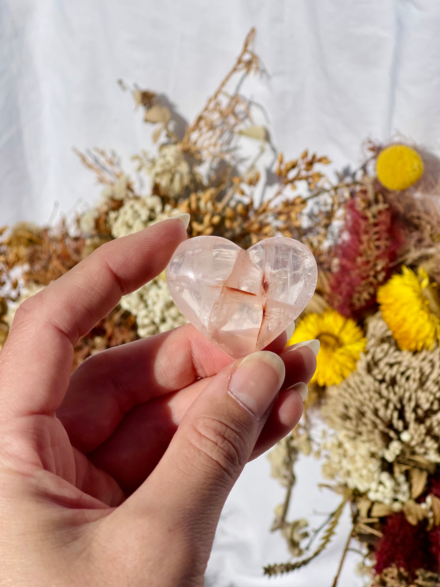 Fire Quartz Heart E