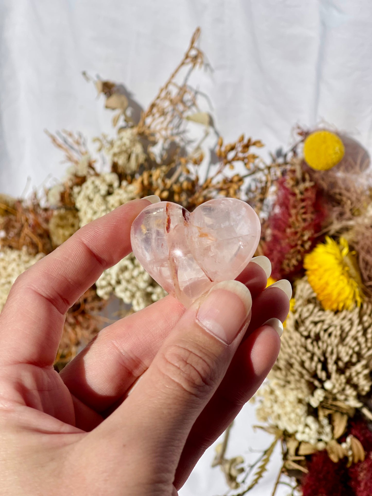 Fire Quartz Heart E