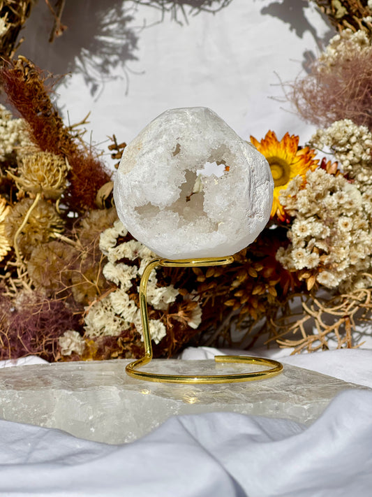 Quartz Druzy Sphere B