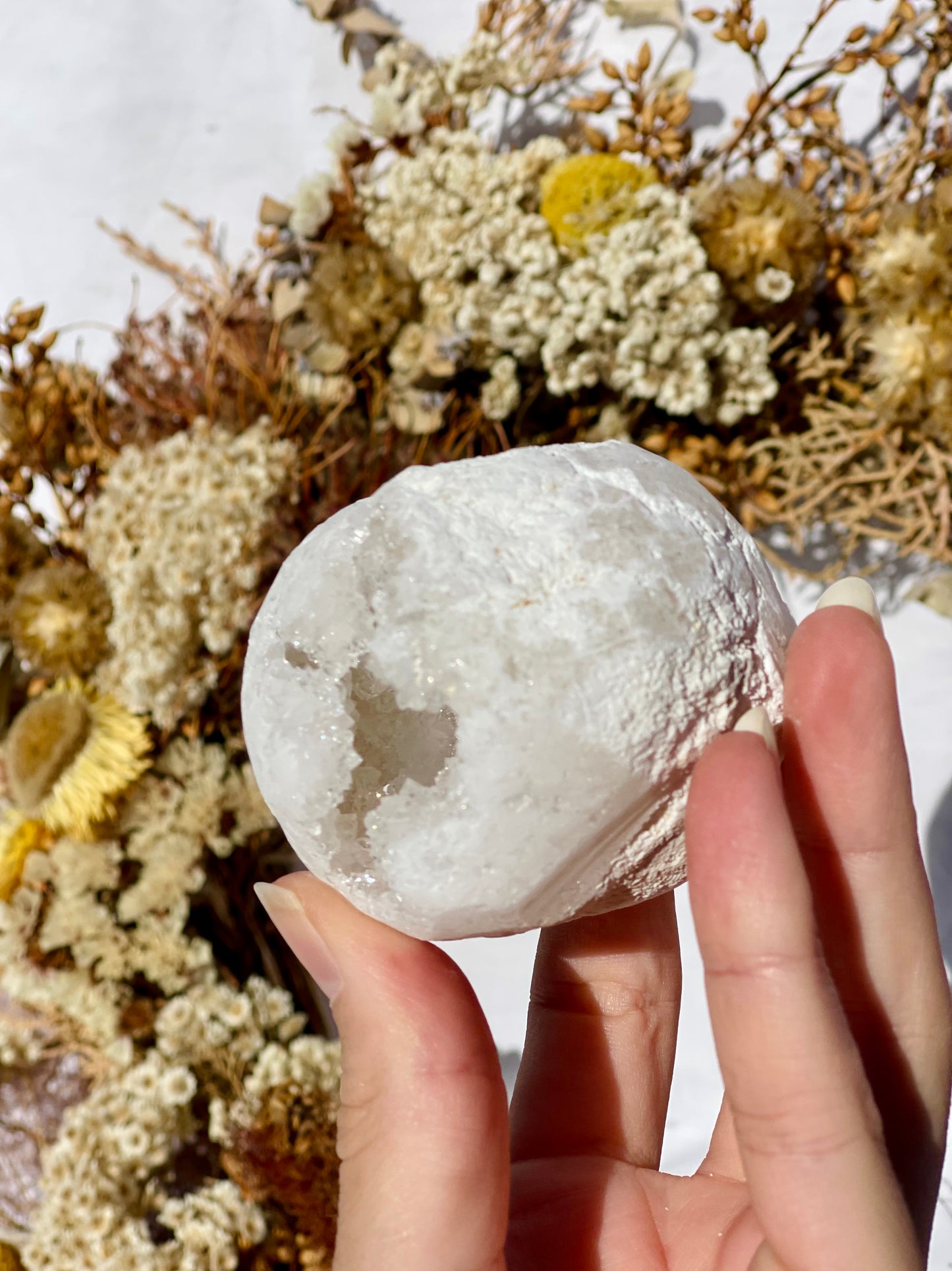 Quartz Druzy Sphere B