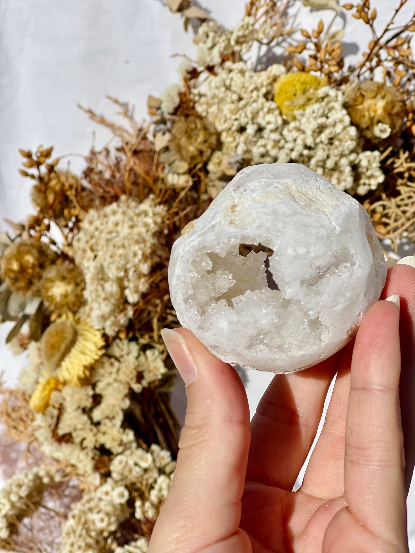 Quartz Druzy Sphere B