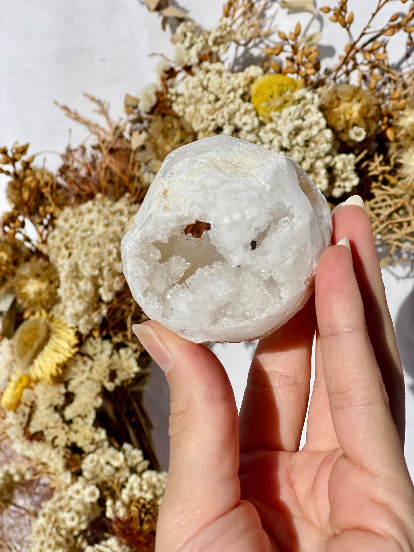 Quartz Druzy Sphere B