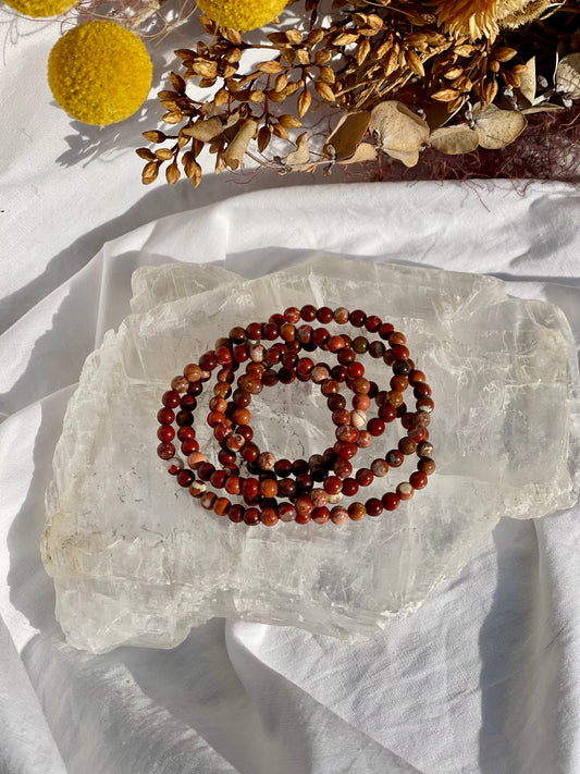 Kids Red Jasper Bracelet